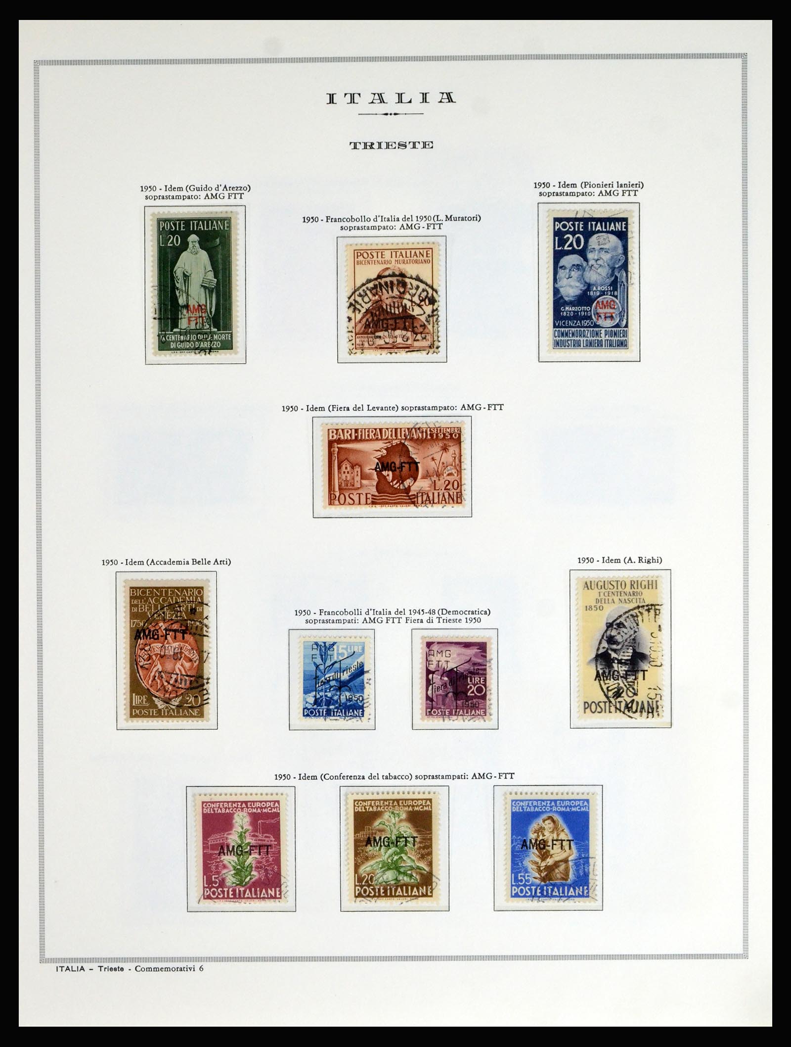 40146 0009 - Stamp collection 40146 Triest A 1945-1953.