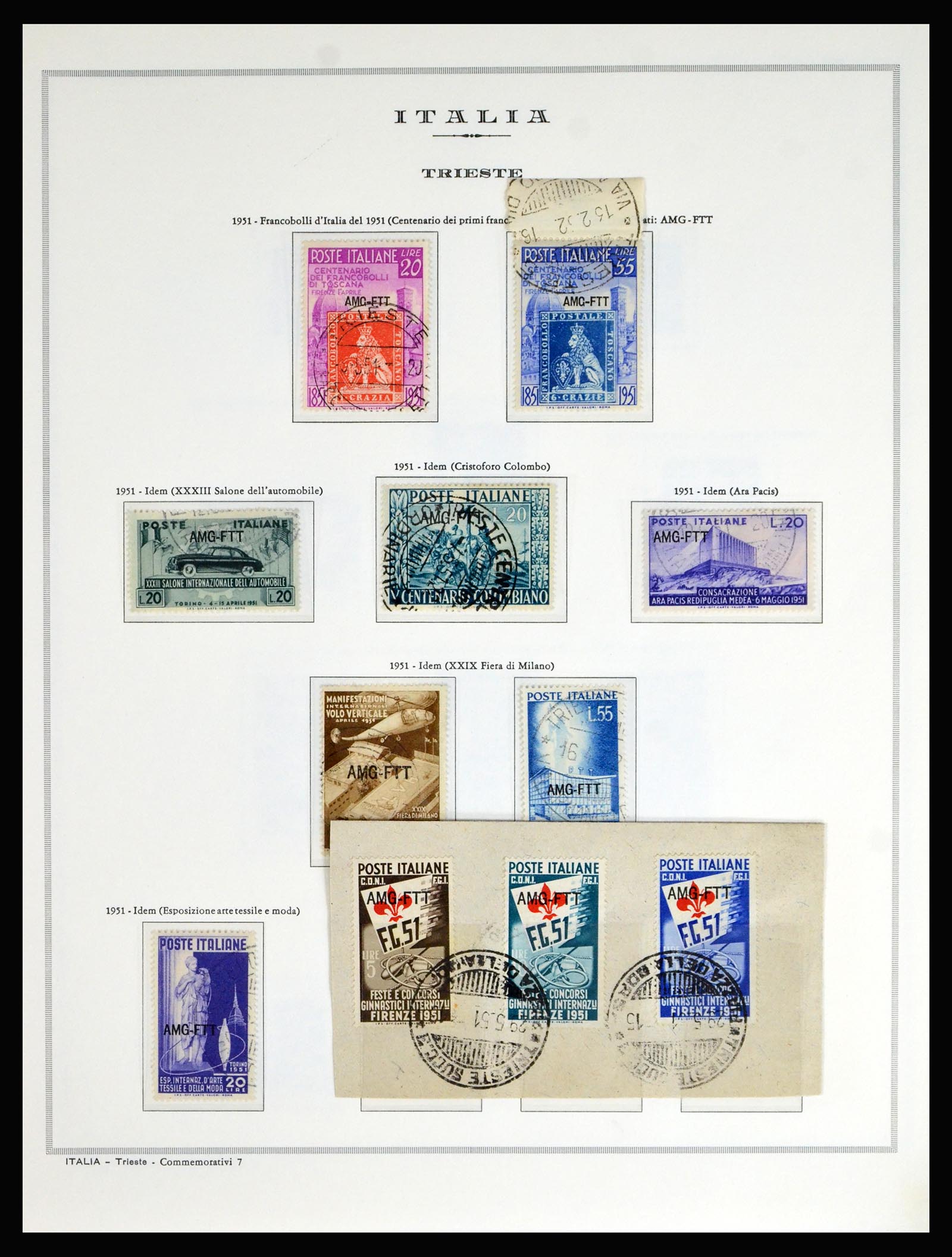 40146 0010 - Stamp collection 40146 Triest A 1945-1953.