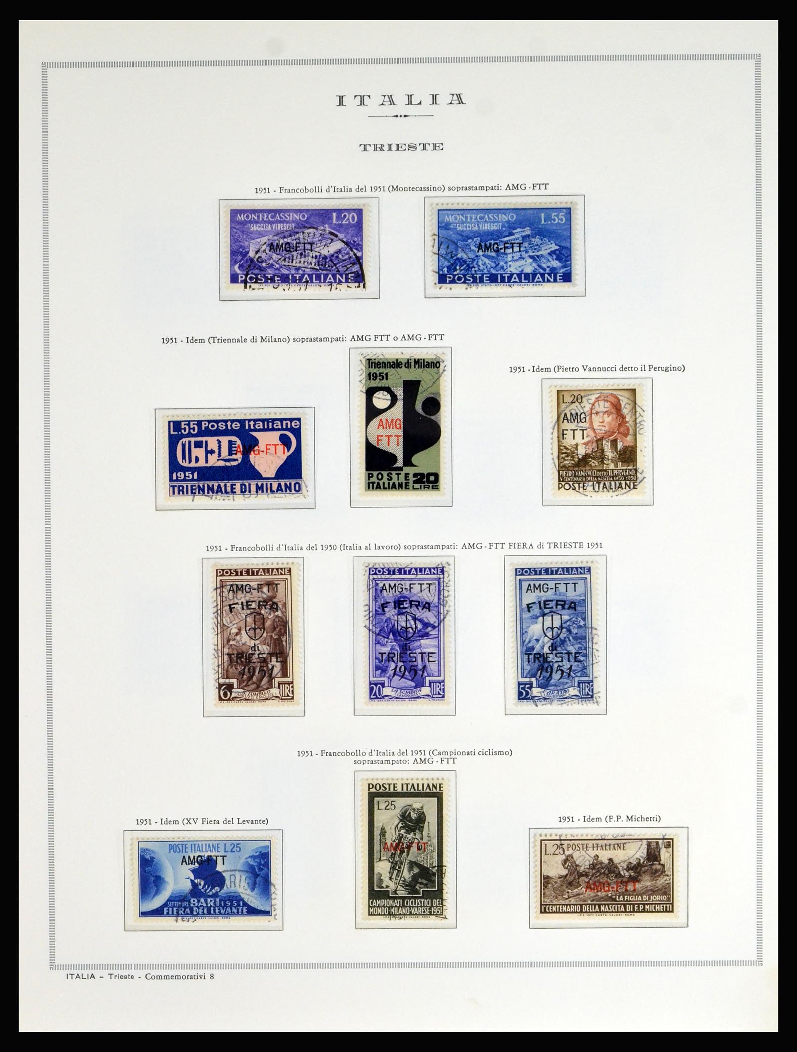 40146 0011 - Stamp collection 40146 Triest A 1945-1953.