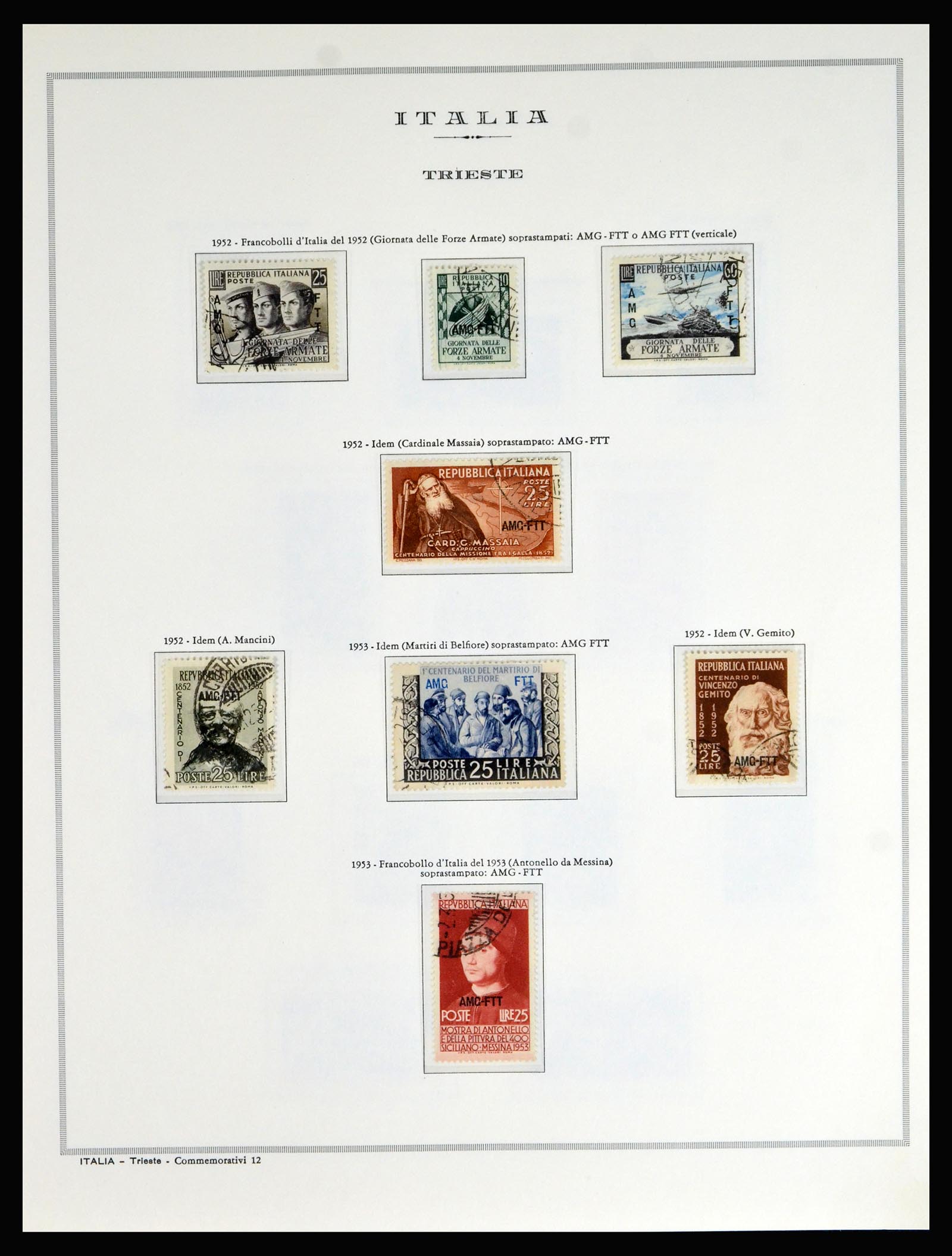 40146 0015 - Stamp collection 40146 Triest A 1945-1953.