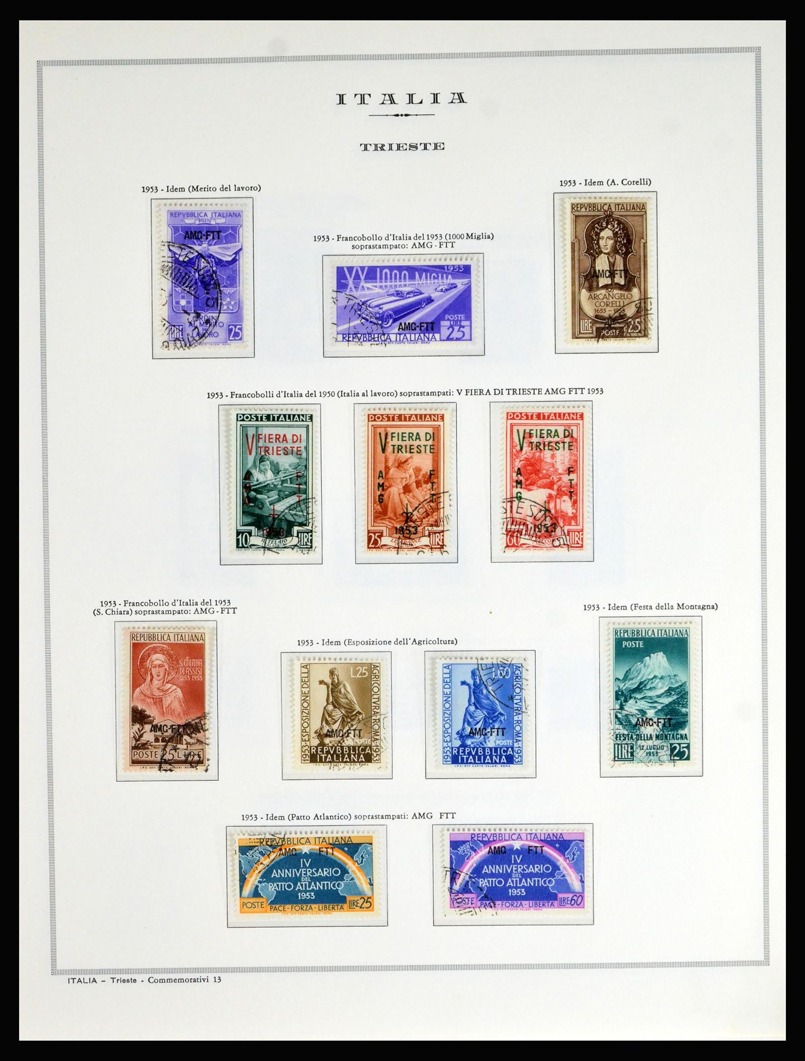 40146 0016 - Stamp collection 40146 Triest A 1945-1953.