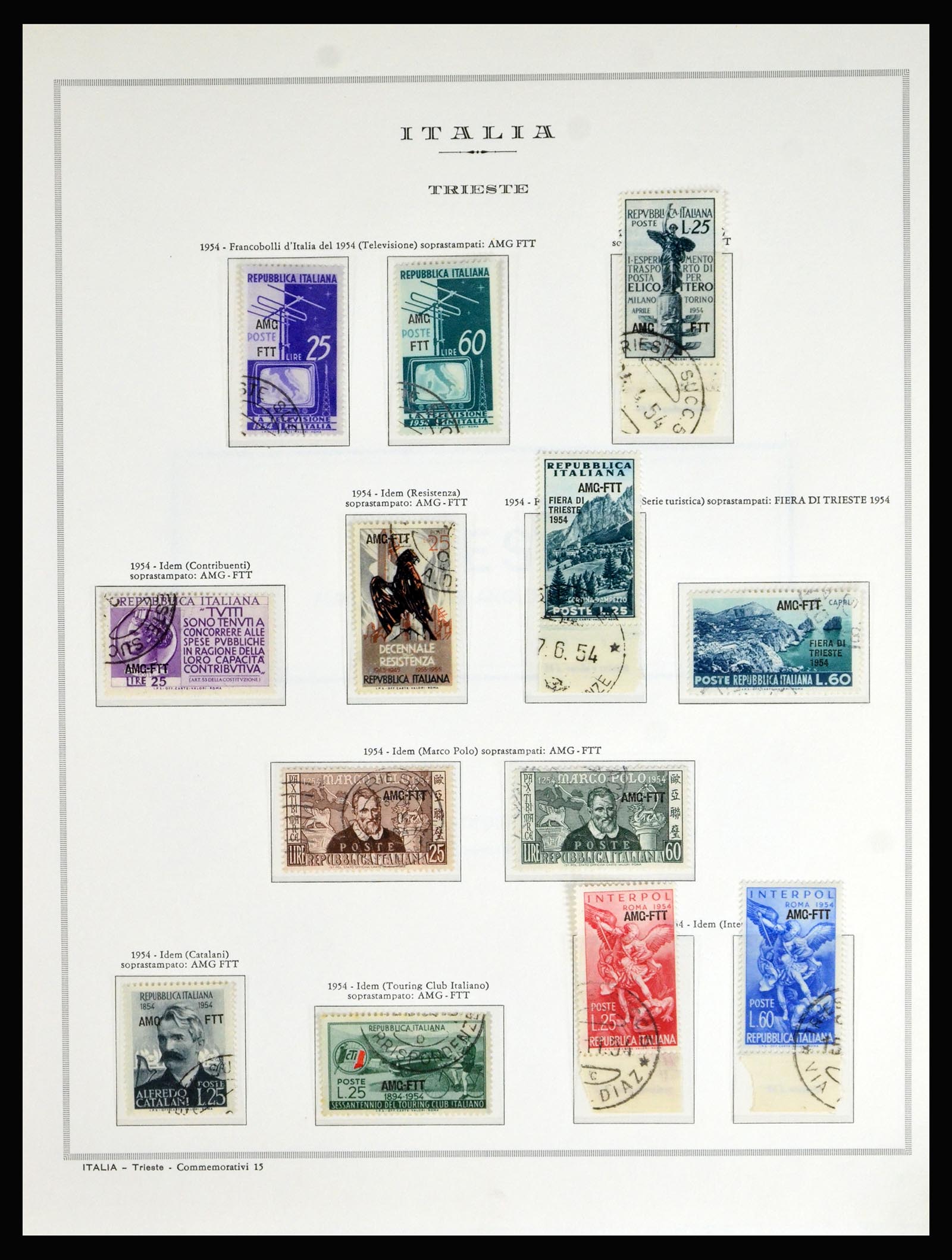 40146 0018 - Stamp collection 40146 Triest A 1945-1953.