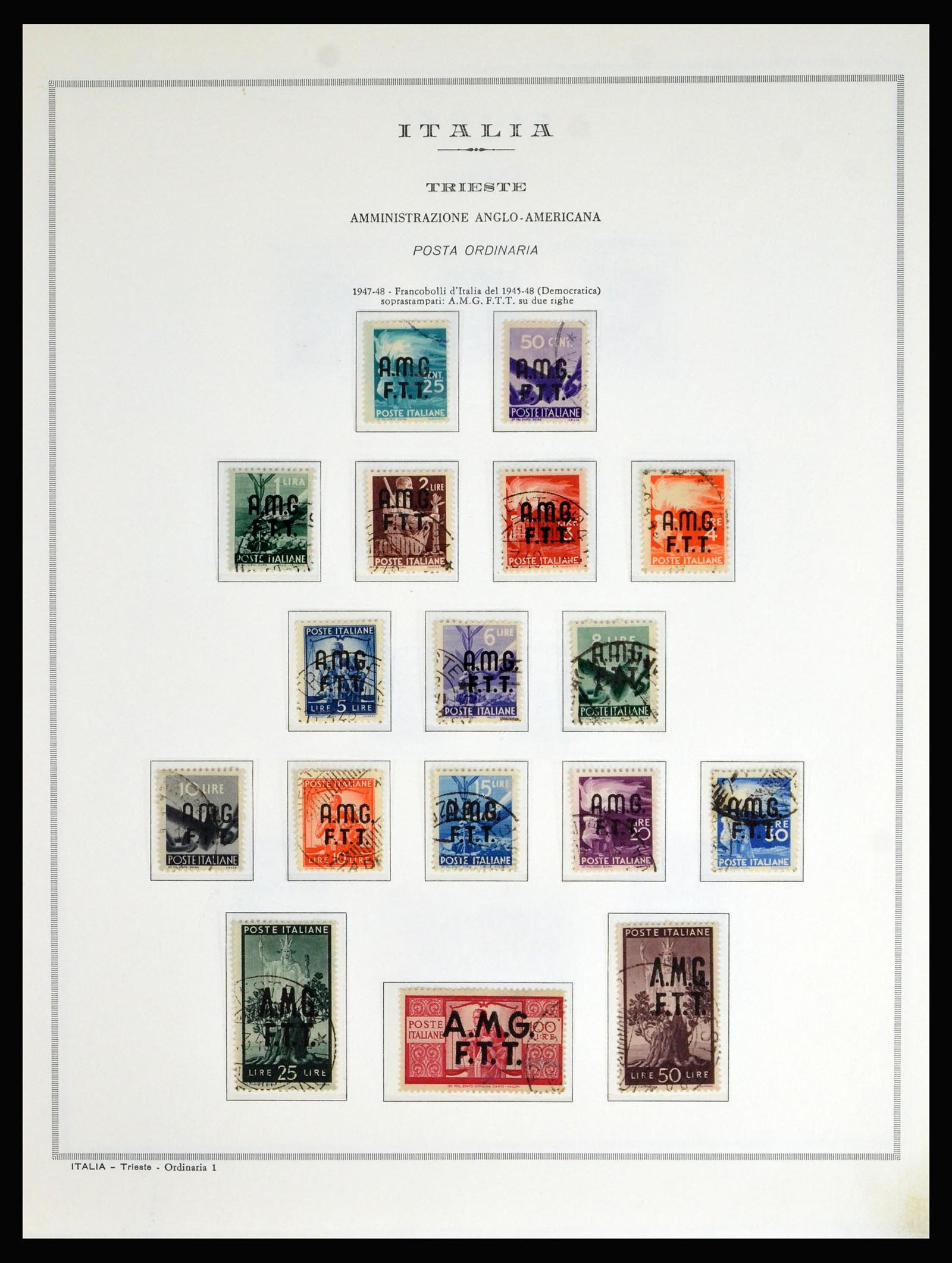 40146 0019 - Stamp collection 40146 Triest A 1945-1953.