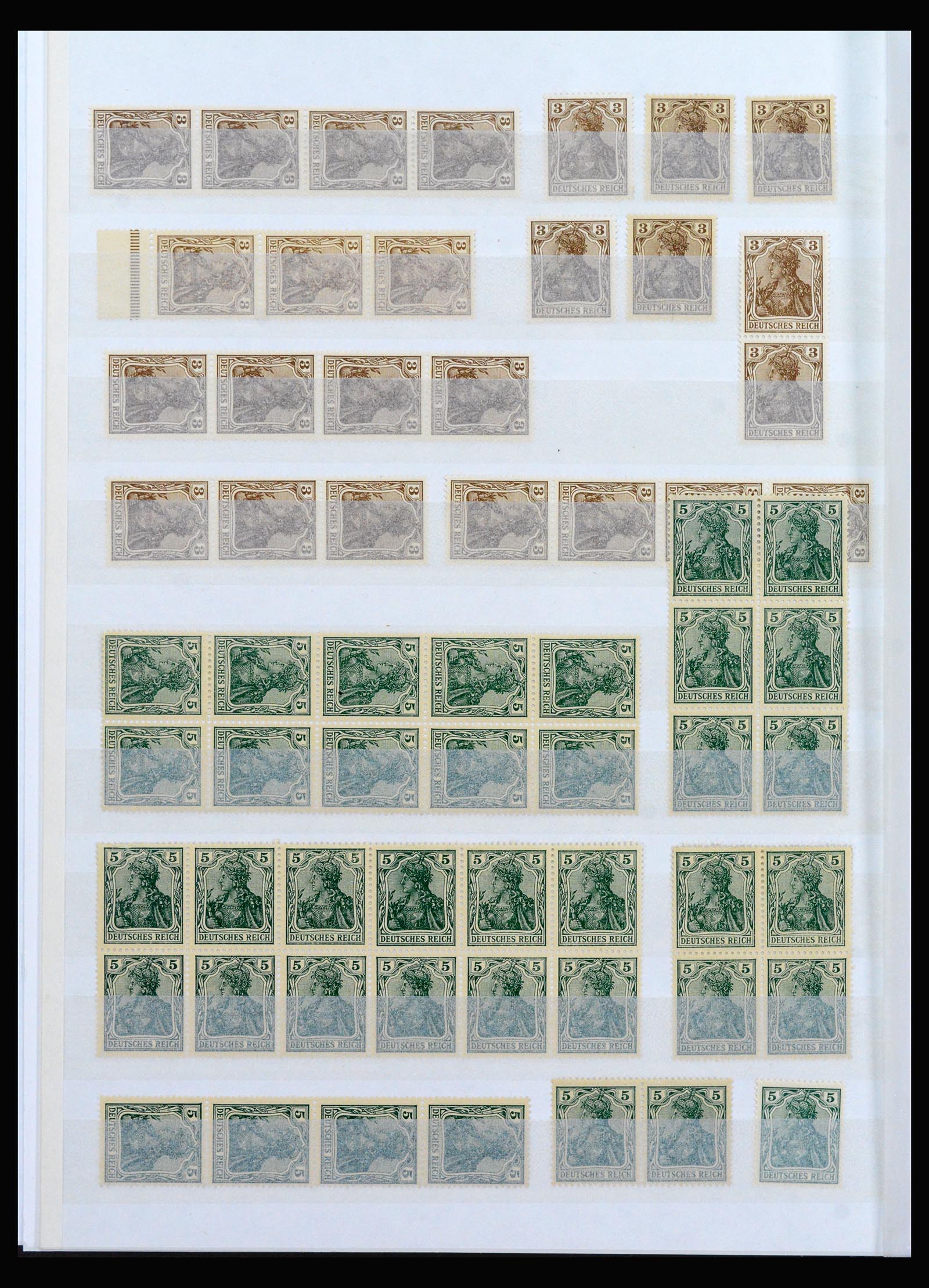 40159 0002 - Stamp collection 40159 German Reich MNH and cancelled.