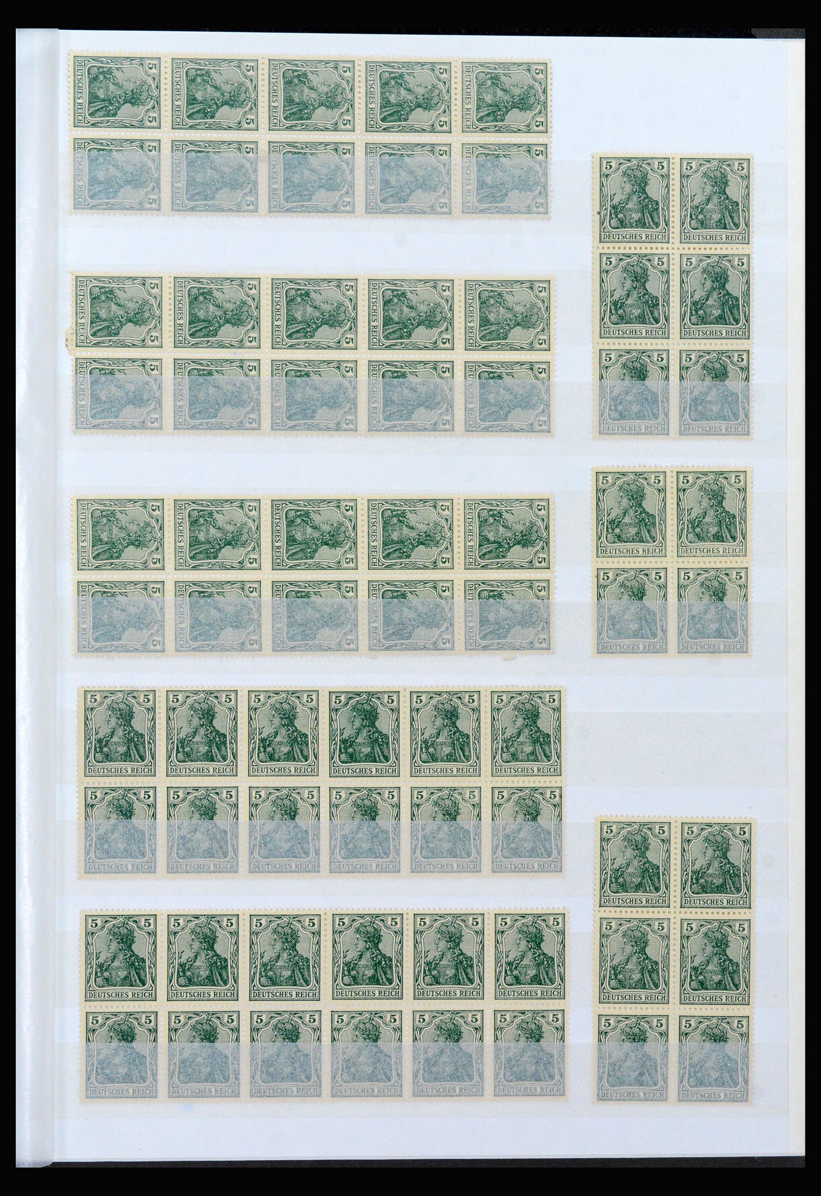 40159 0003 - Stamp collection 40159 German Reich MNH and cancelled.