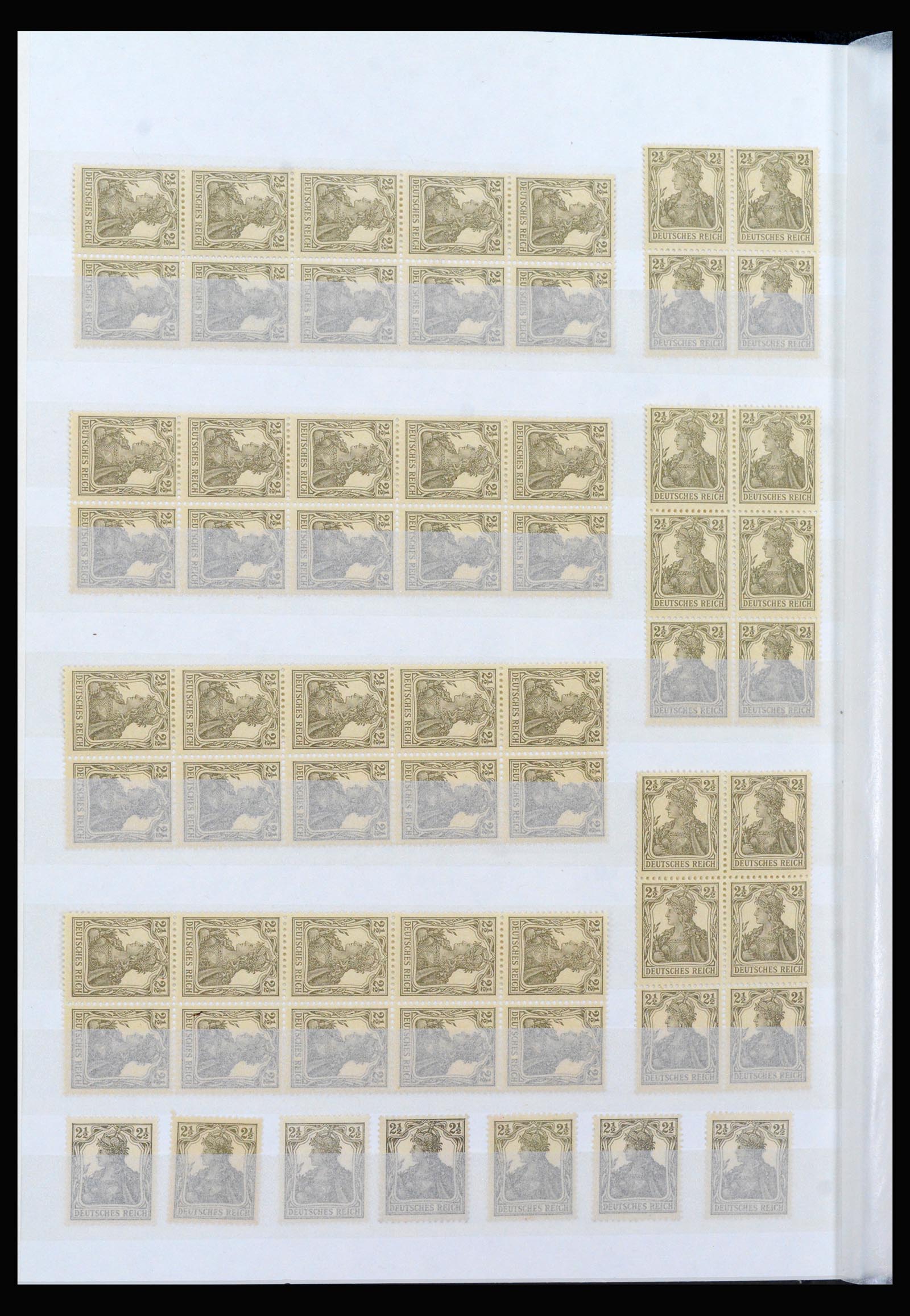 40159 0006 - Stamp collection 40159 German Reich MNH and cancelled.