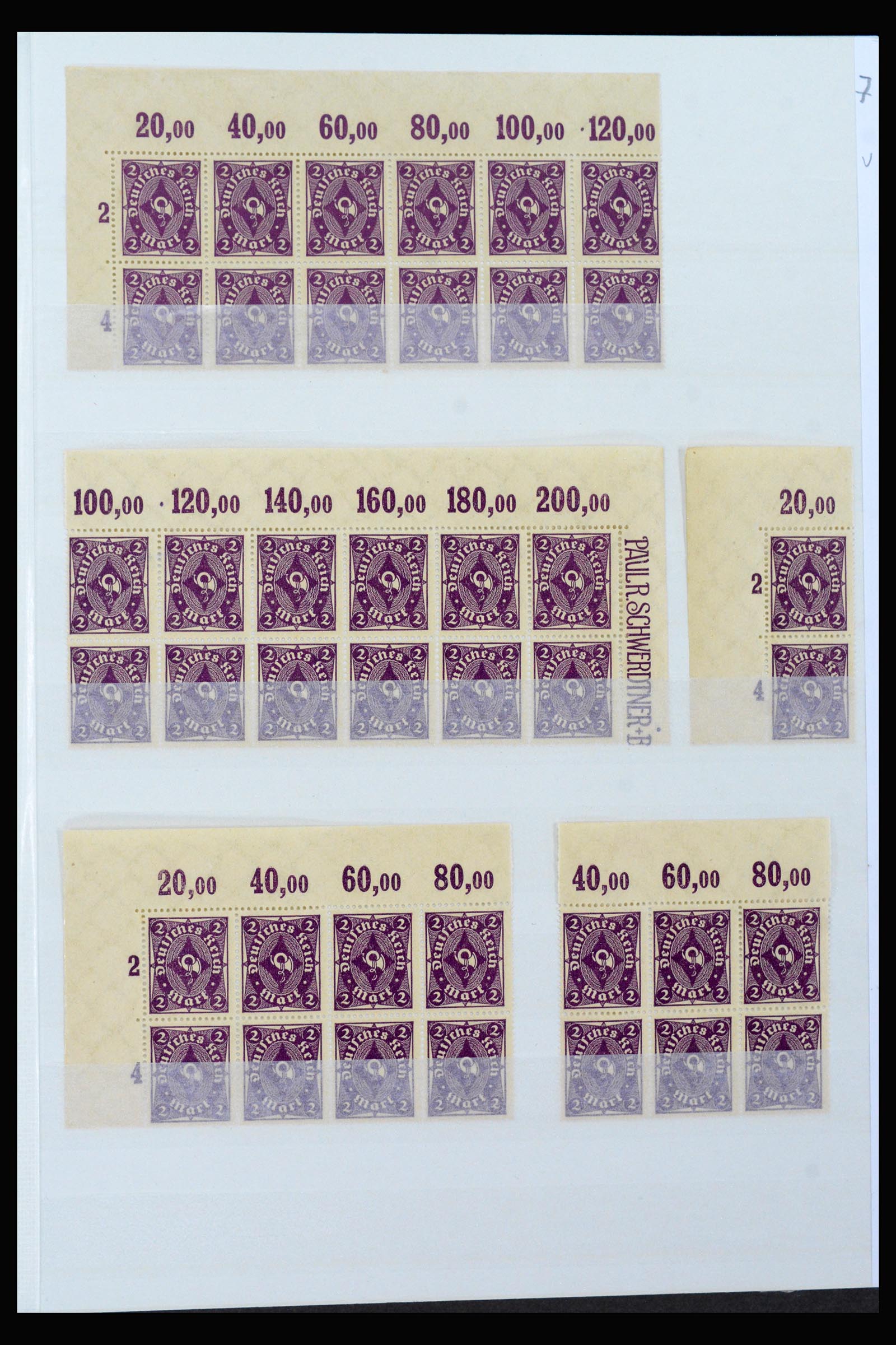 40163 0007 - Stamp collection 40163 German Reich MNH infla period.