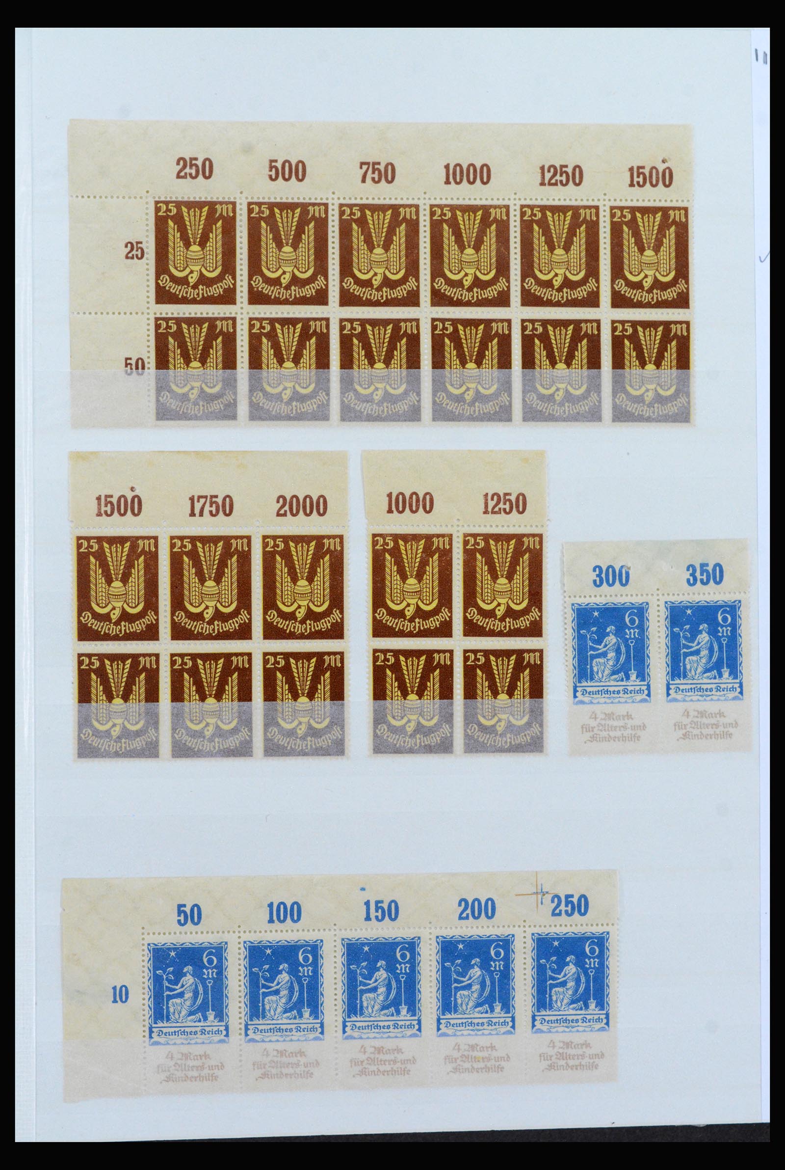 40163 0011 - Stamp collection 40163 German Reich MNH infla period.