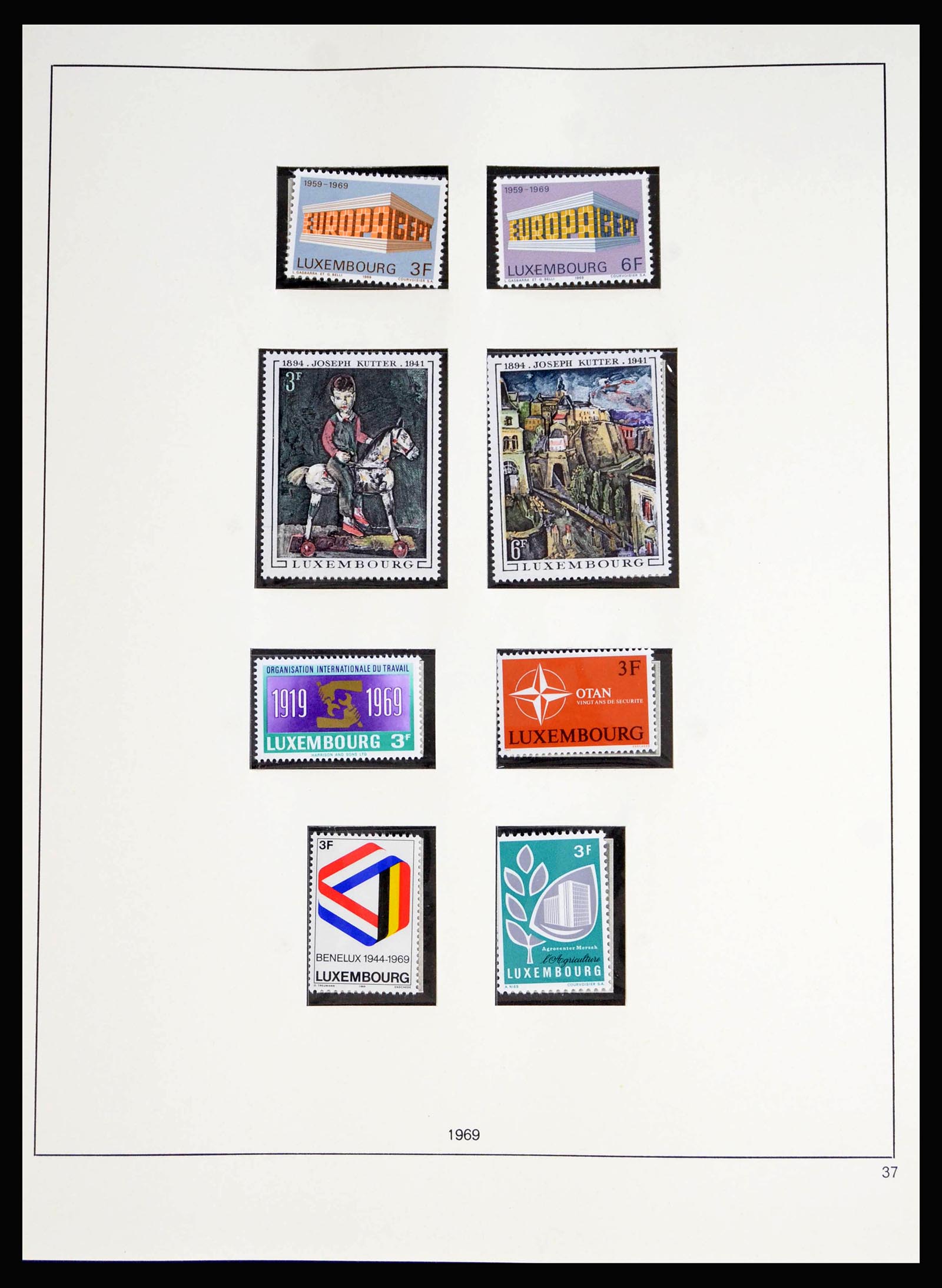 40166 0006 - Stamp collection 40166 Luxembourg 1967-2016.