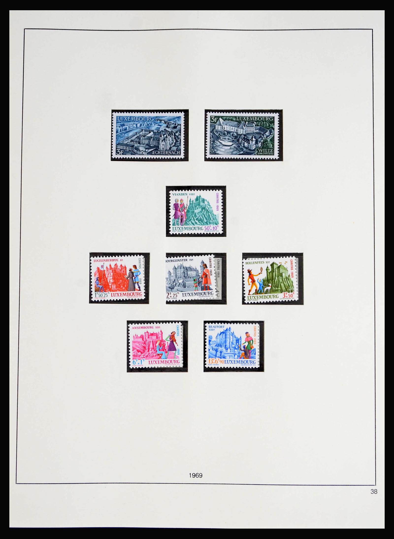 40166 0007 - Stamp collection 40166 Luxembourg 1967-2016.