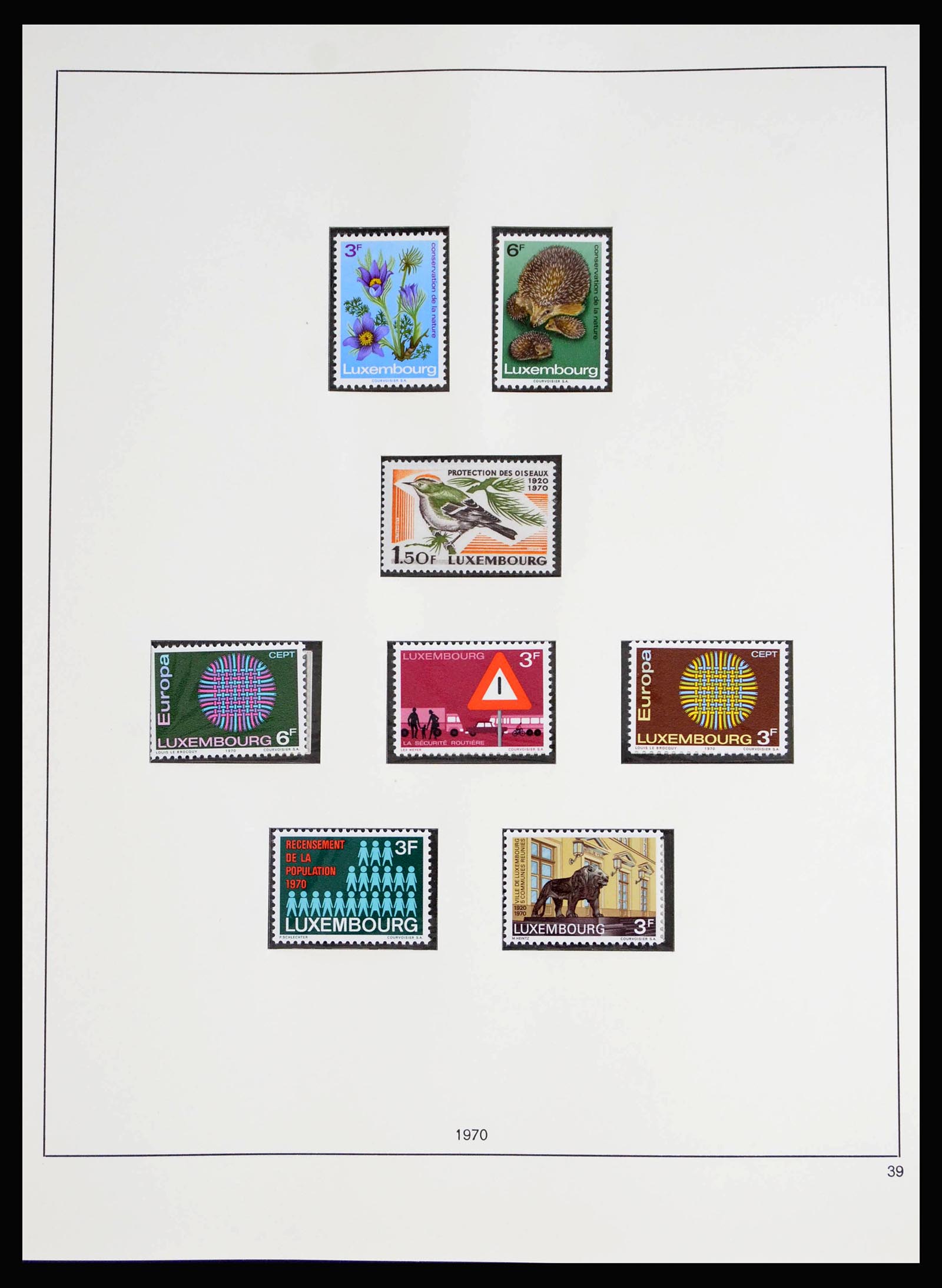 40166 0008 - Stamp collection 40166 Luxembourg 1967-2016.