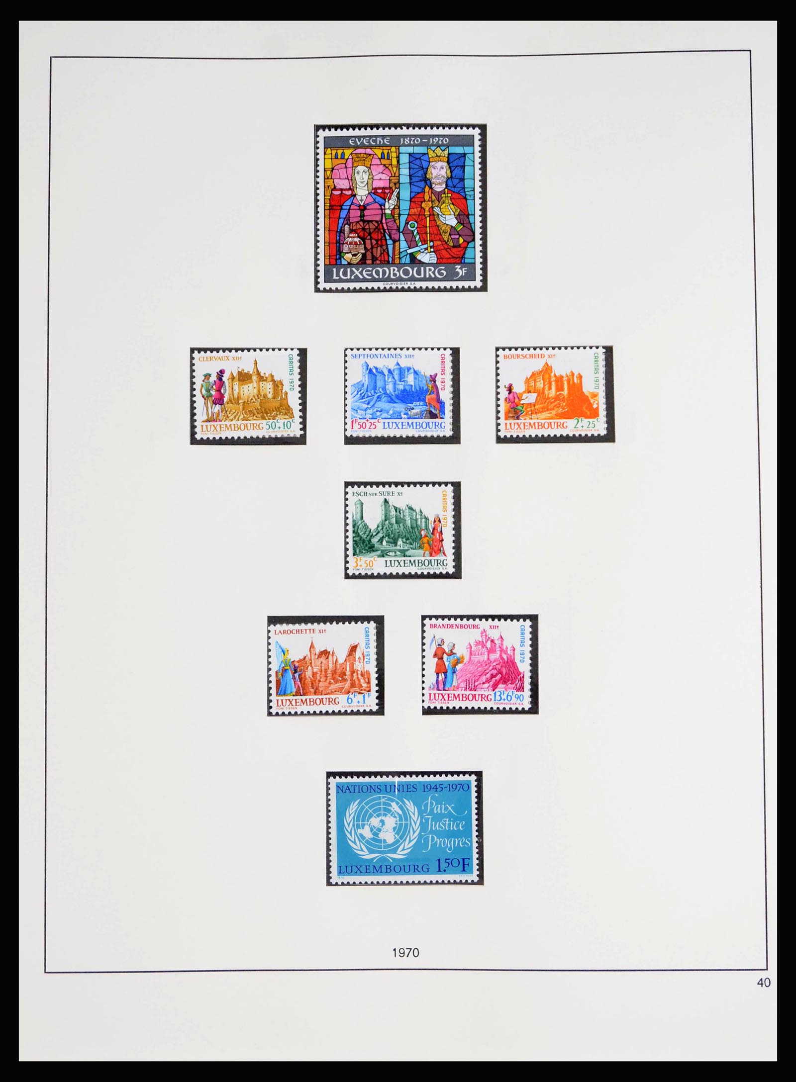 40166 0009 - Stamp collection 40166 Luxembourg 1967-2016.