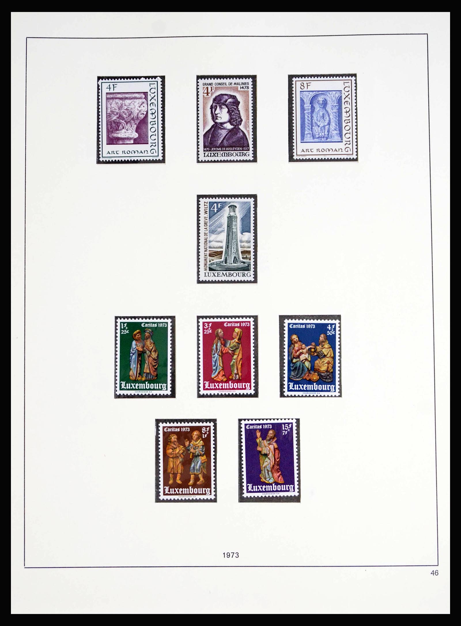 40166 0015 - Stamp collection 40166 Luxembourg 1967-2016.