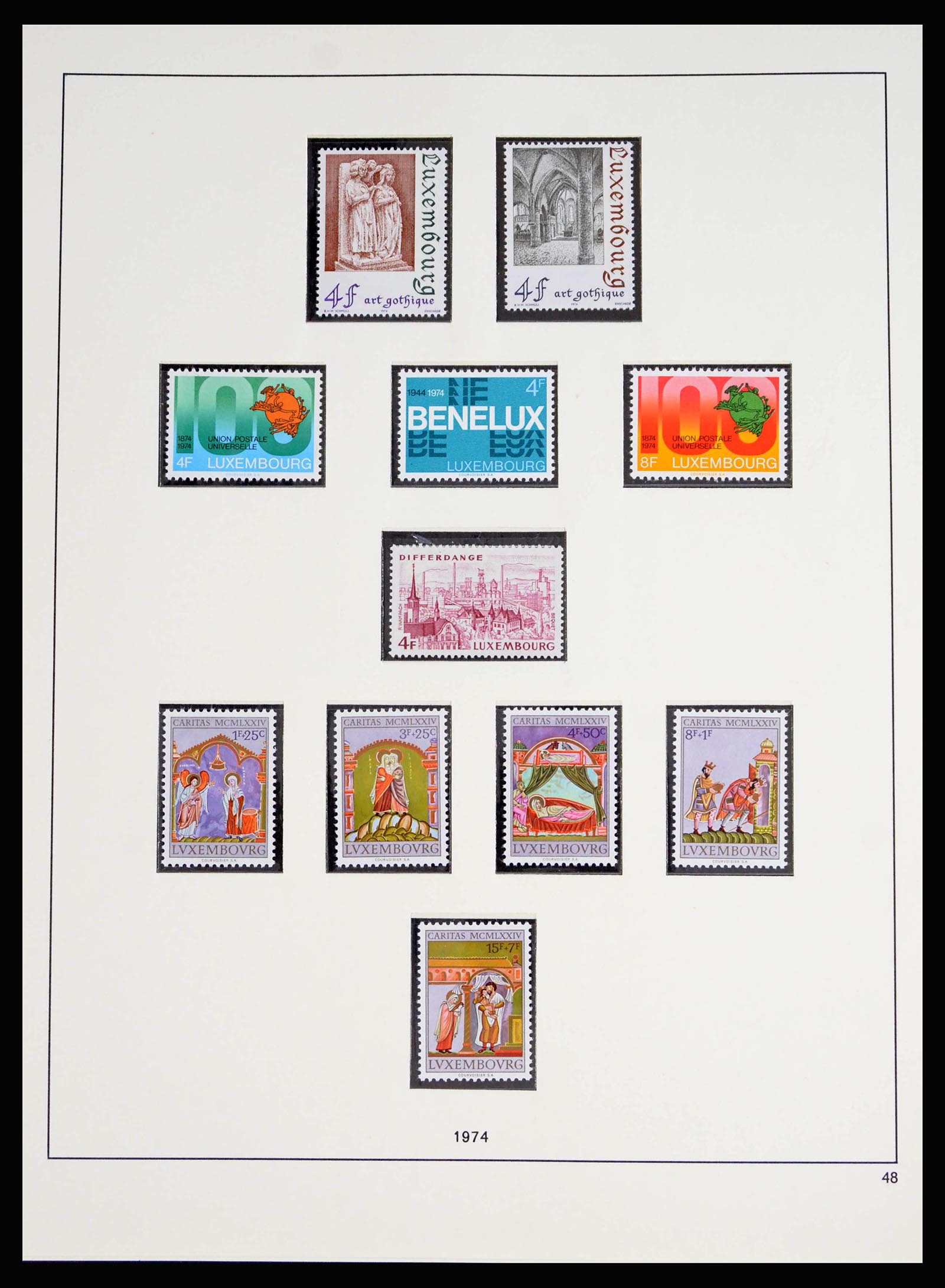 40166 0017 - Stamp collection 40166 Luxembourg 1967-2016.