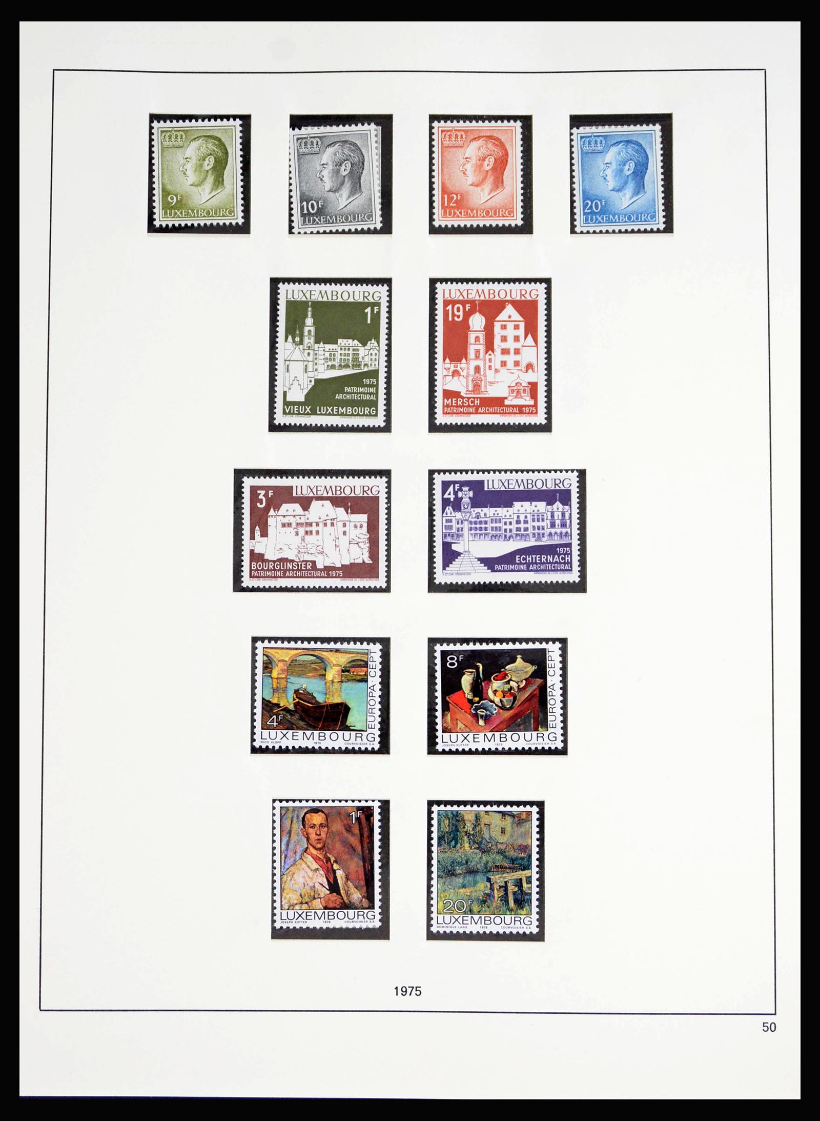 40166 0019 - Stamp collection 40166 Luxembourg 1967-2016.