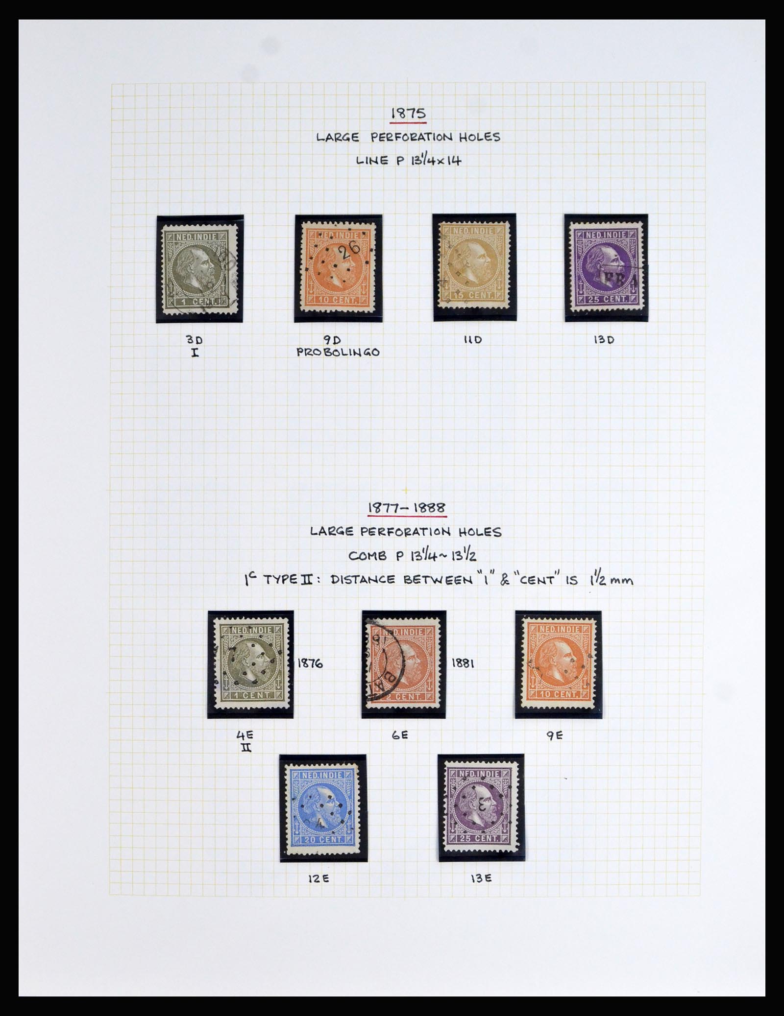 40170 0005 - Stamp collection 40170 Netherlands Indies specialised 1864-1948.