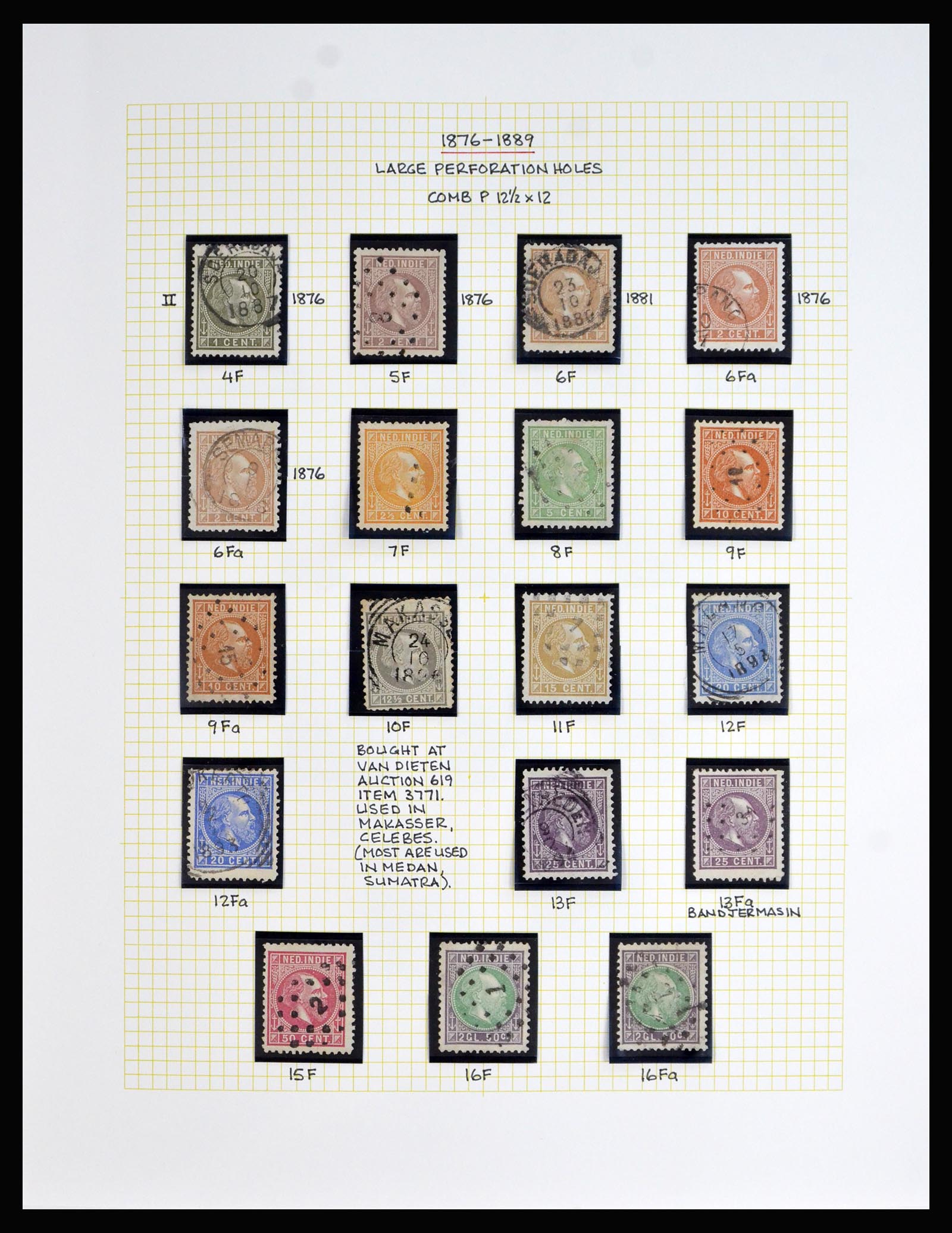 40170 0006 - Stamp collection 40170 Netherlands Indies specialised 1864-1948.