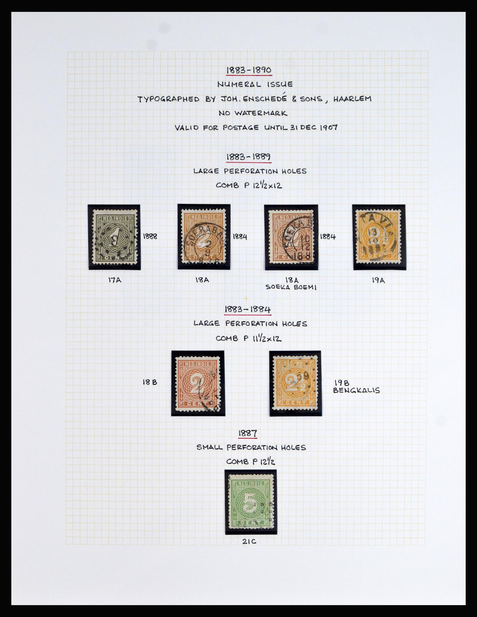 40170 0010 - Stamp collection 40170 Netherlands Indies specialised 1864-1948.