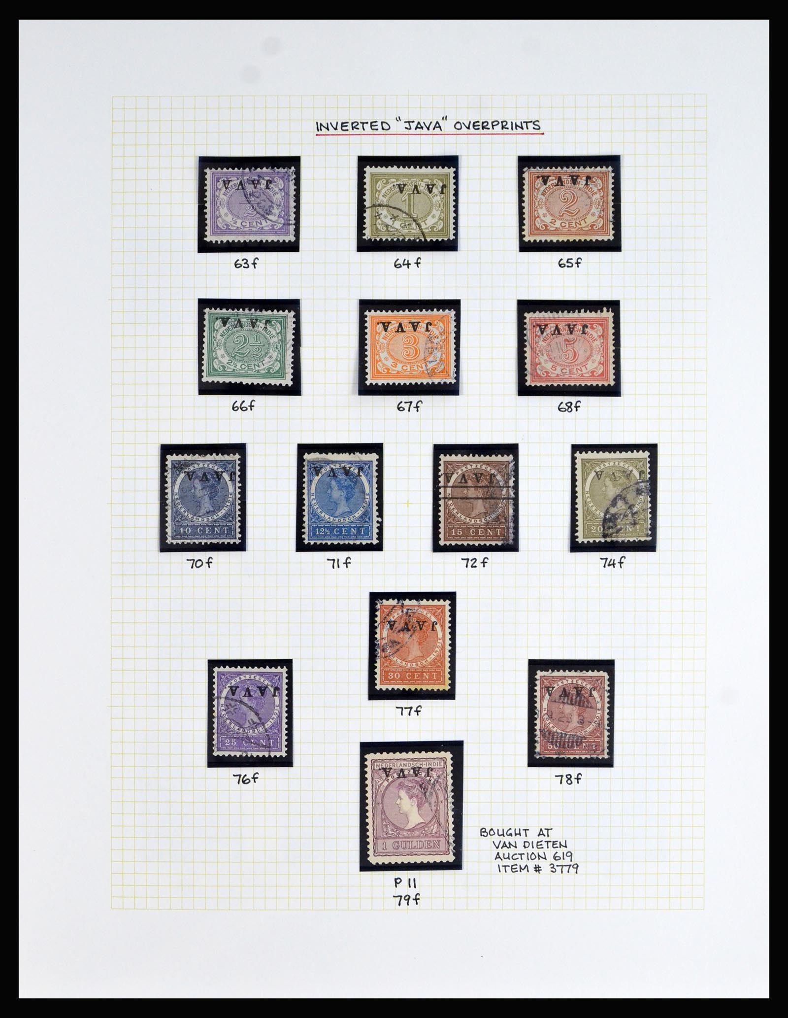 40170 0017 - Stamp collection 40170 Netherlands Indies specialised 1864-1948.