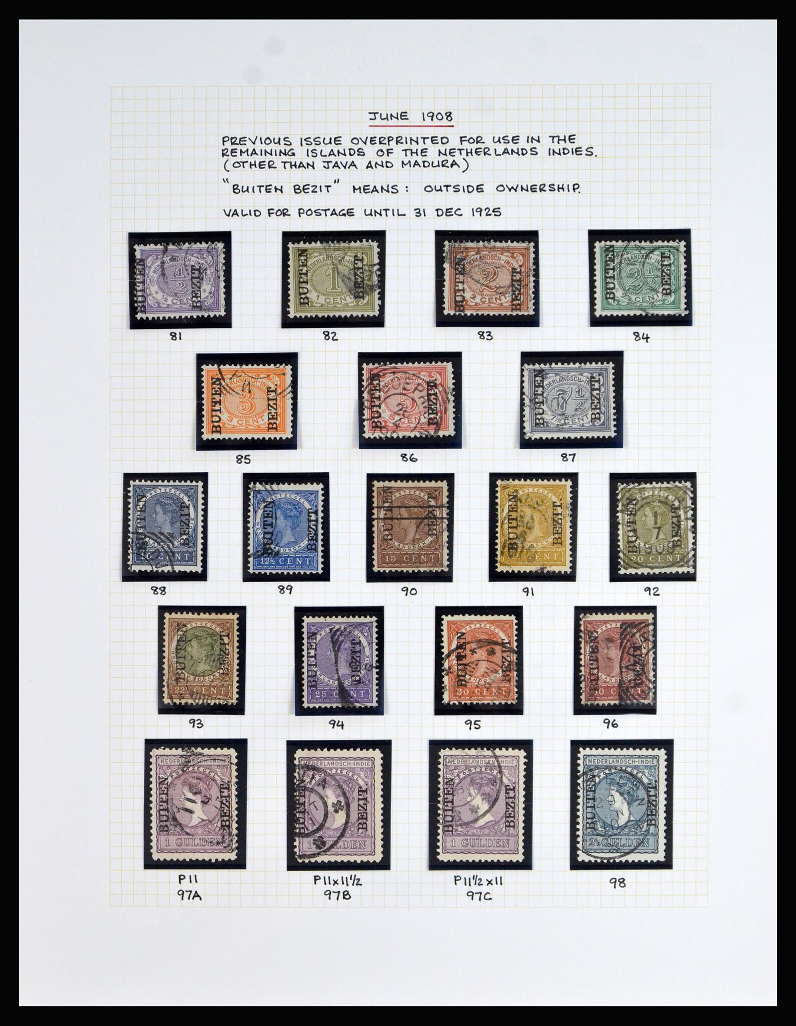 40170 0018 - Stamp collection 40170 Netherlands Indies specialised 1864-1948.