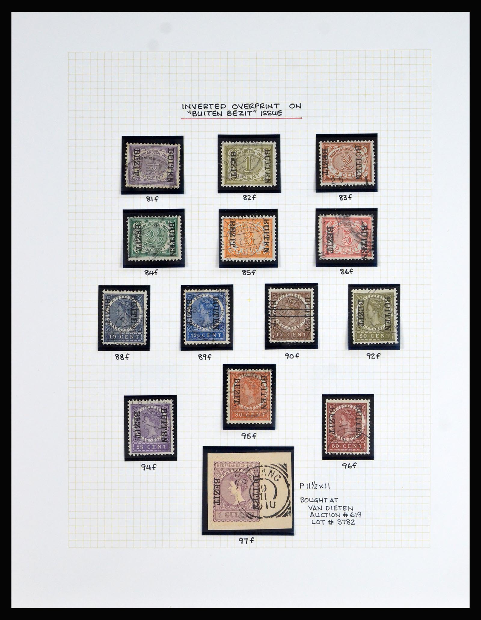 40170 0019 - Stamp collection 40170 Netherlands Indies specialised 1864-1948.