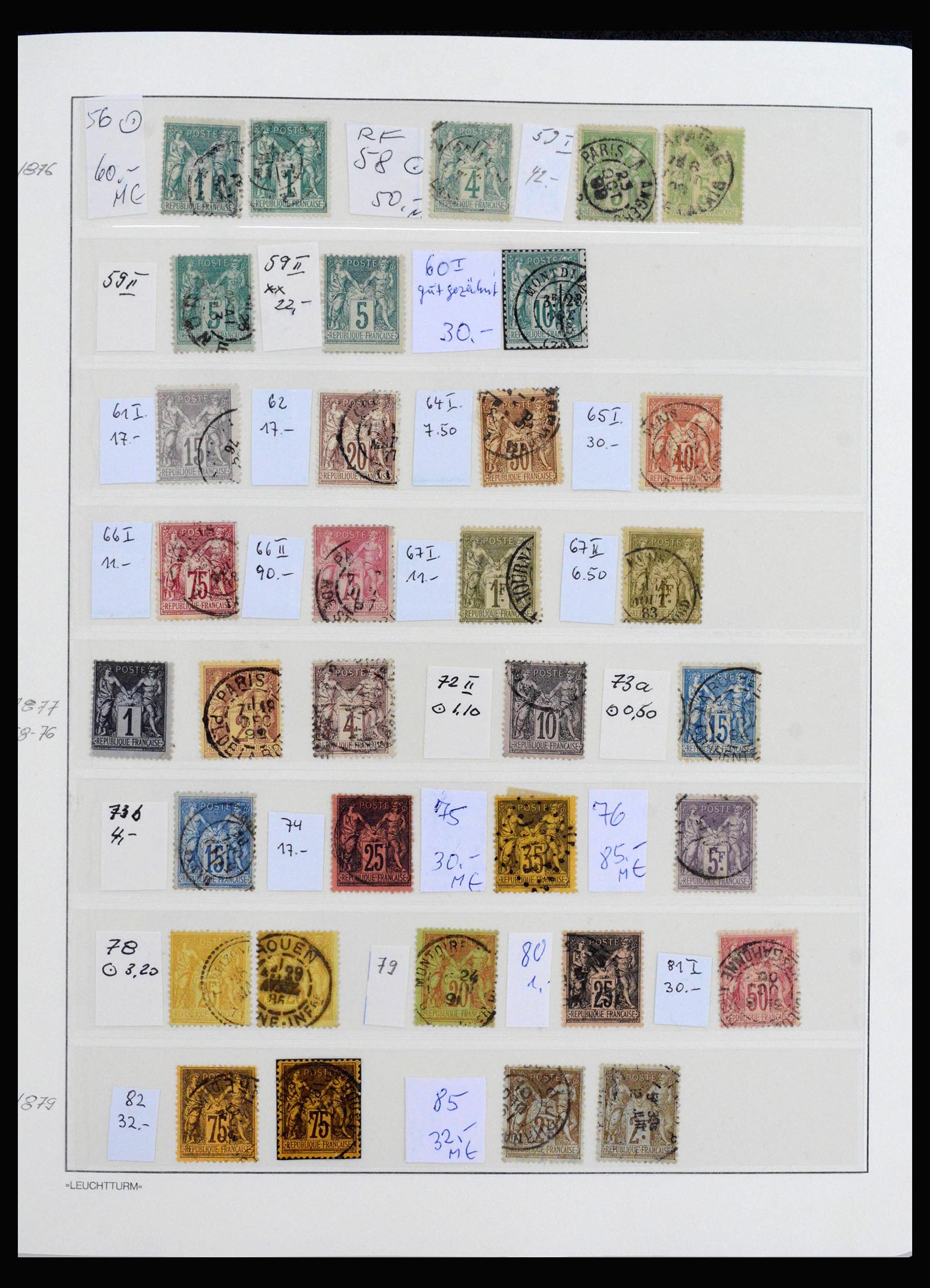 40172 0004 - Stamp collection 40172 France 1849-1944.