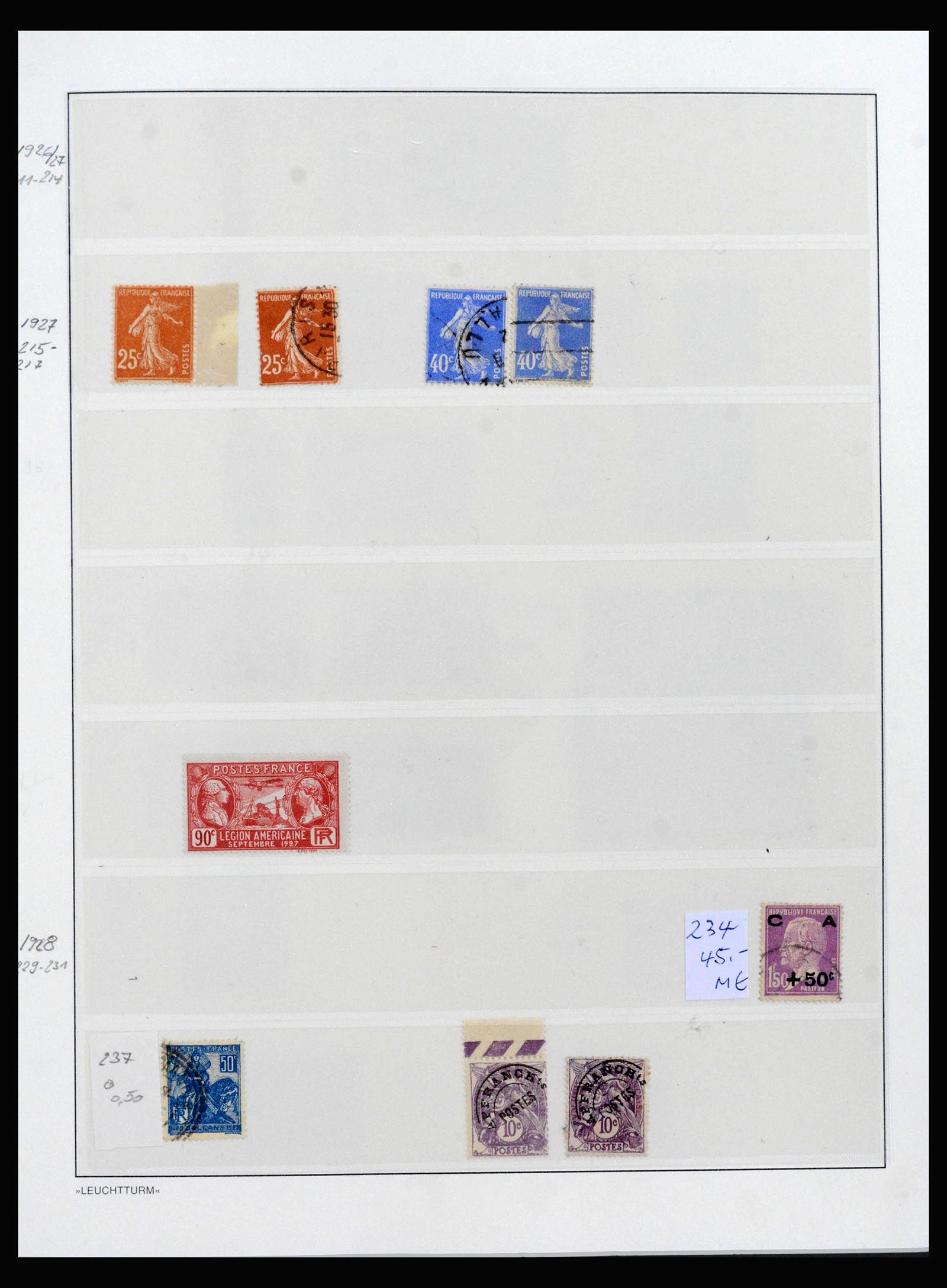 40172 0011 - Stamp collection 40172 France 1849-1944.