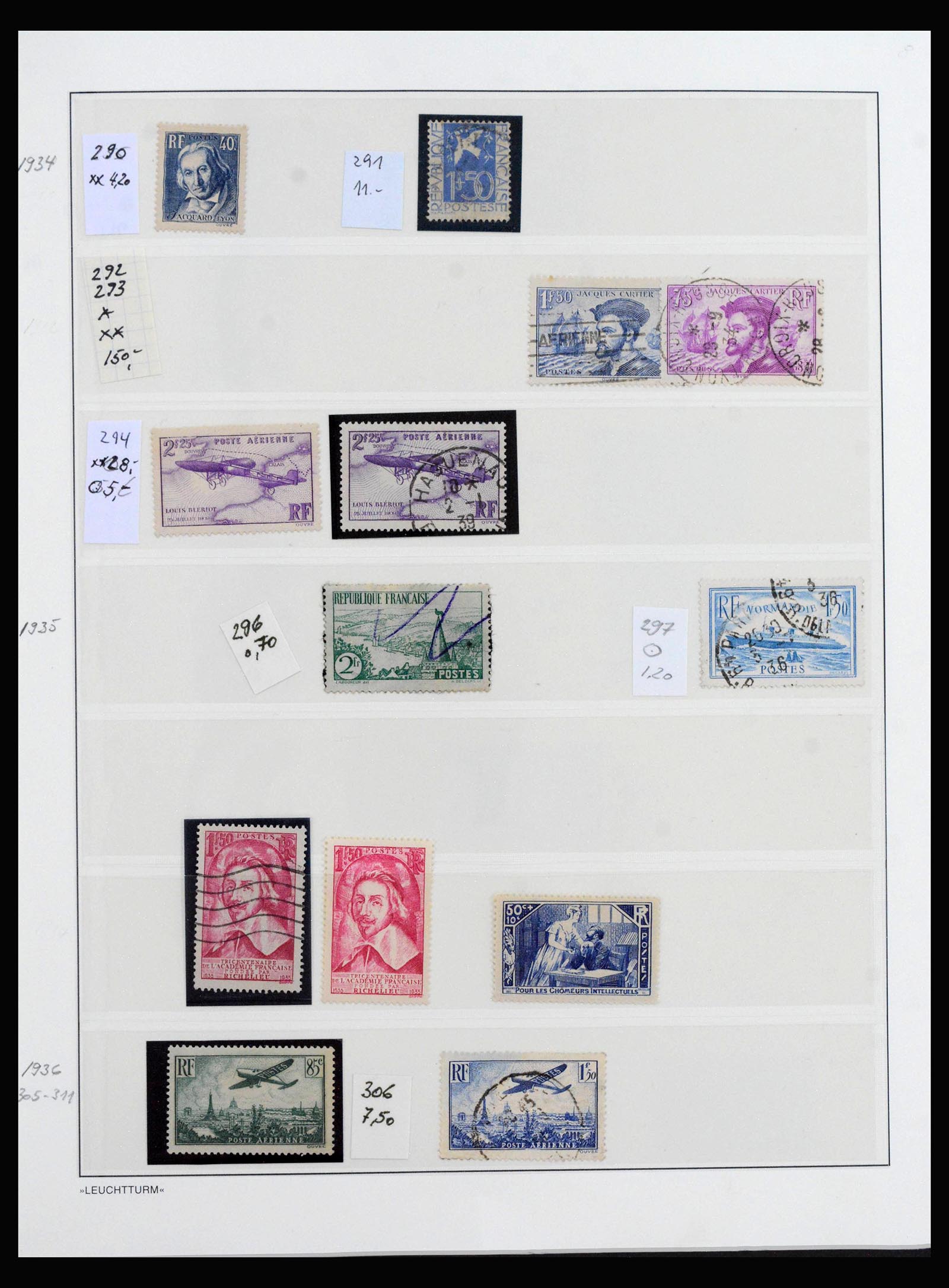 40172 0014 - Stamp collection 40172 France 1849-1944.