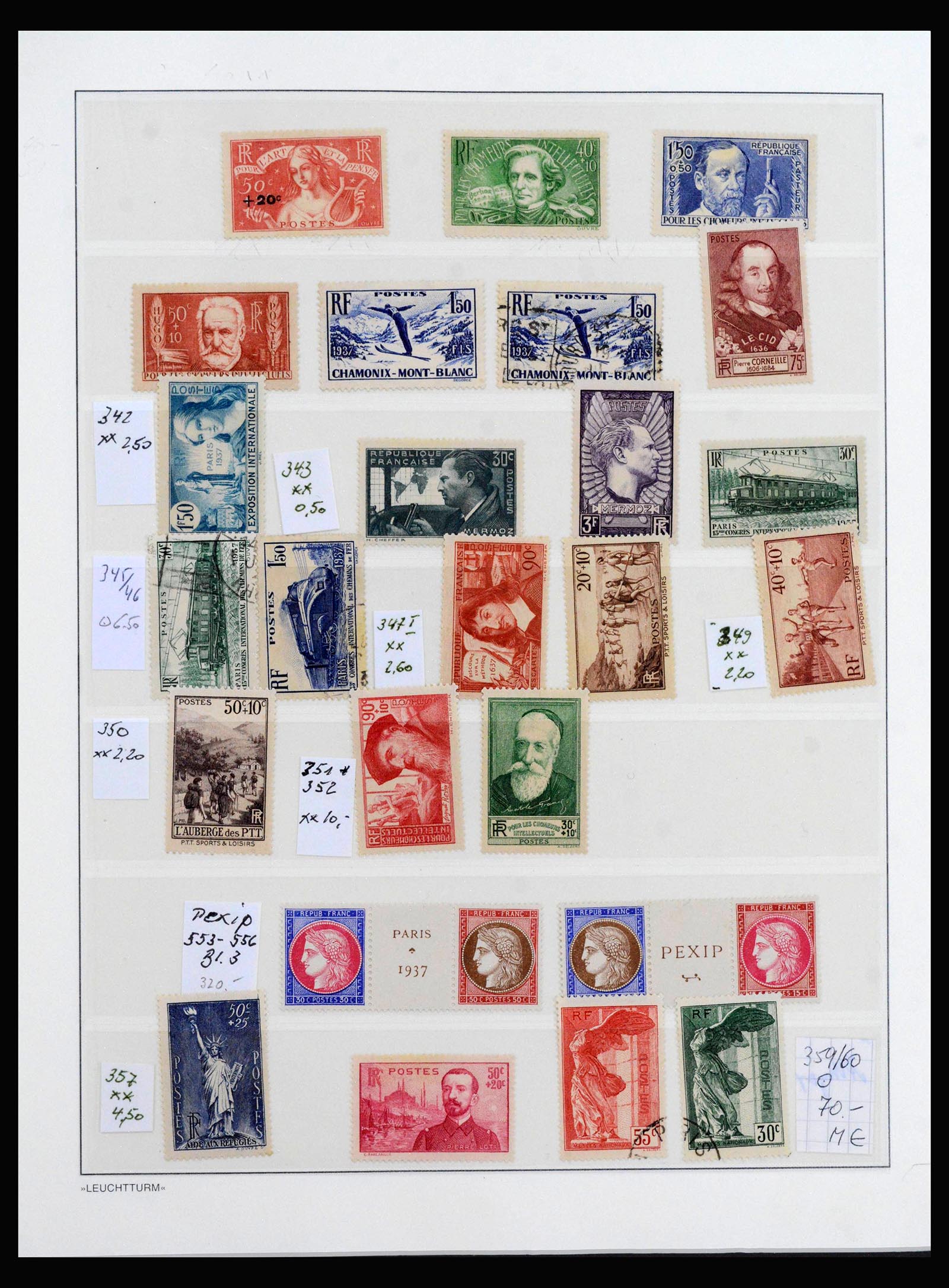 40172 0016 - Stamp collection 40172 France 1849-1944.