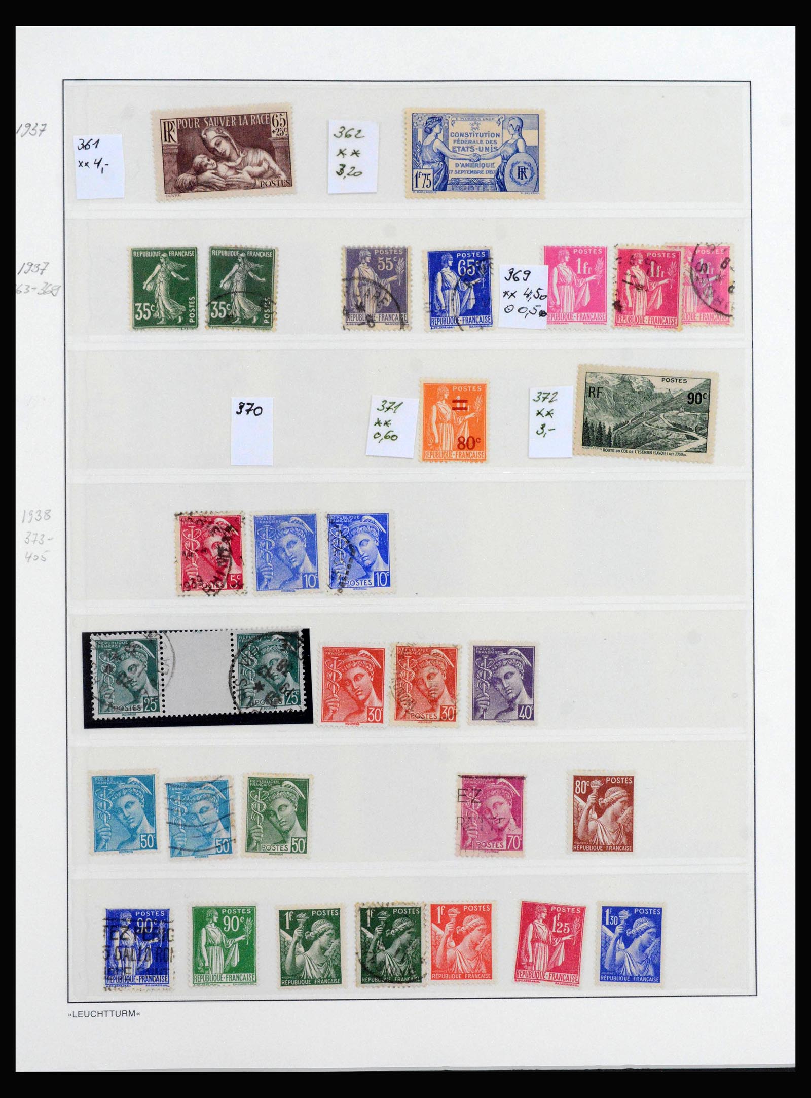 40172 0020 - Stamp collection 40172 France 1849-1944.