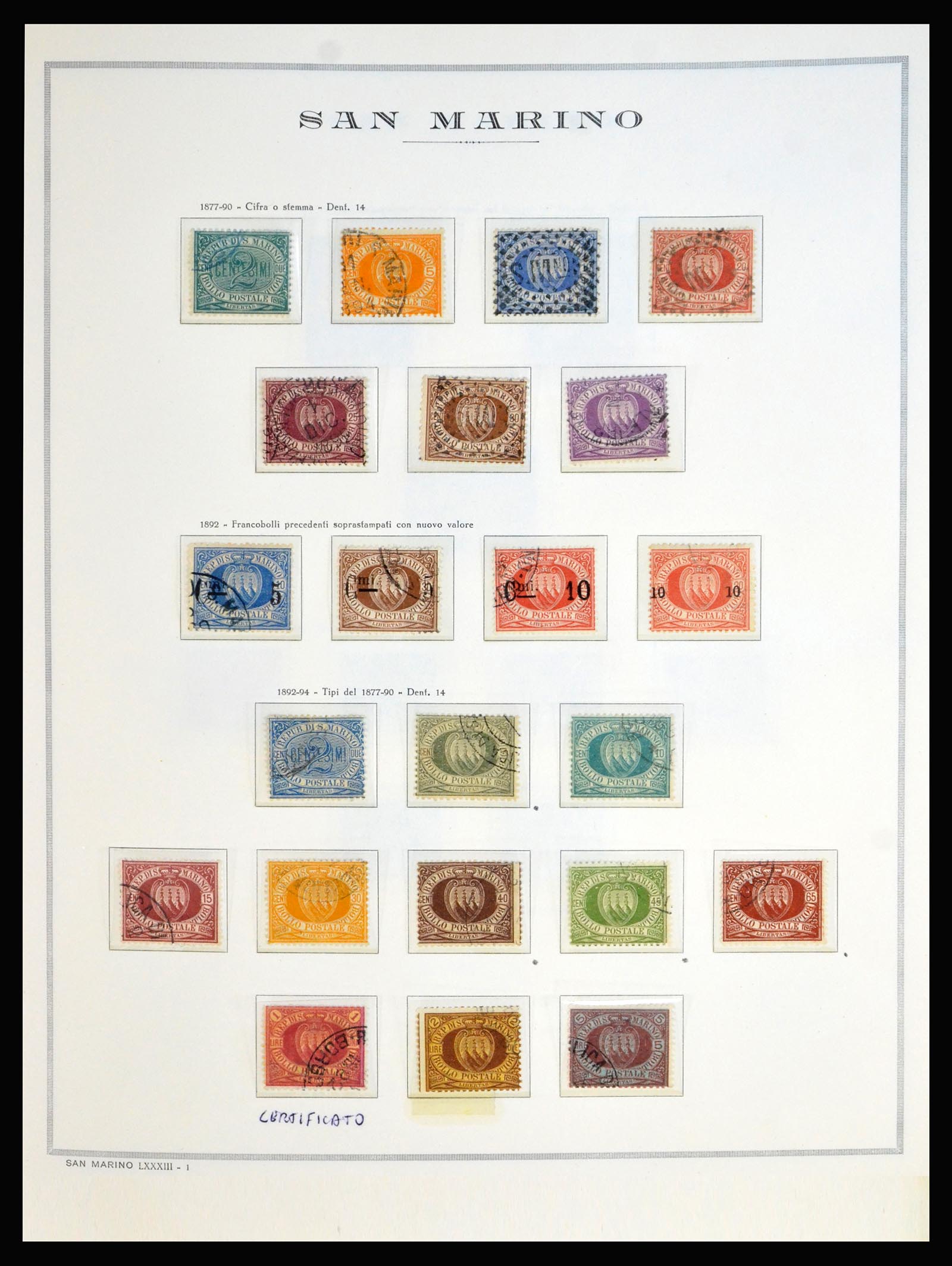 40176 0005 - Stamp collection 40176 San Marino 1877-2000.