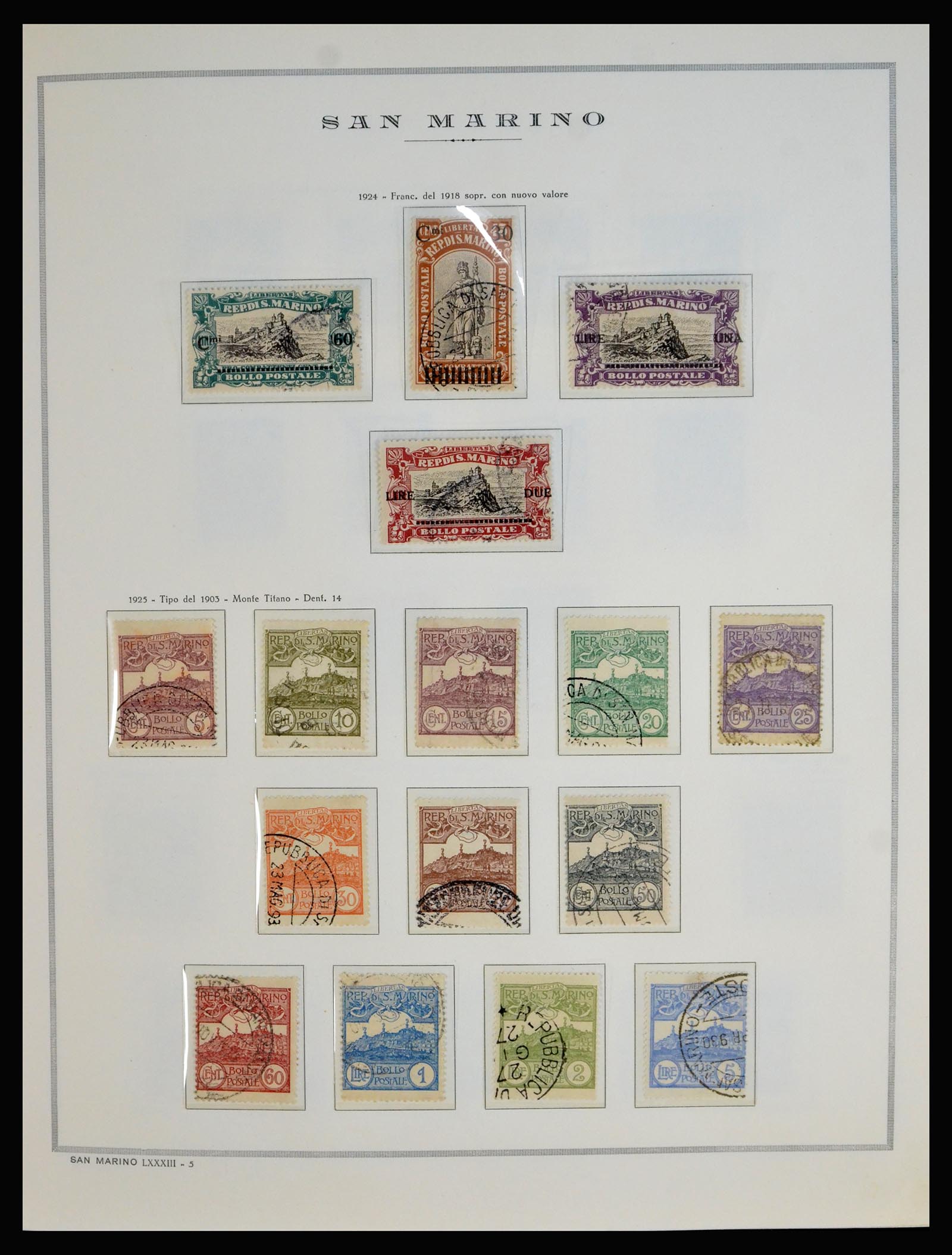 40176 0011 - Stamp collection 40176 San Marino 1877-2000.