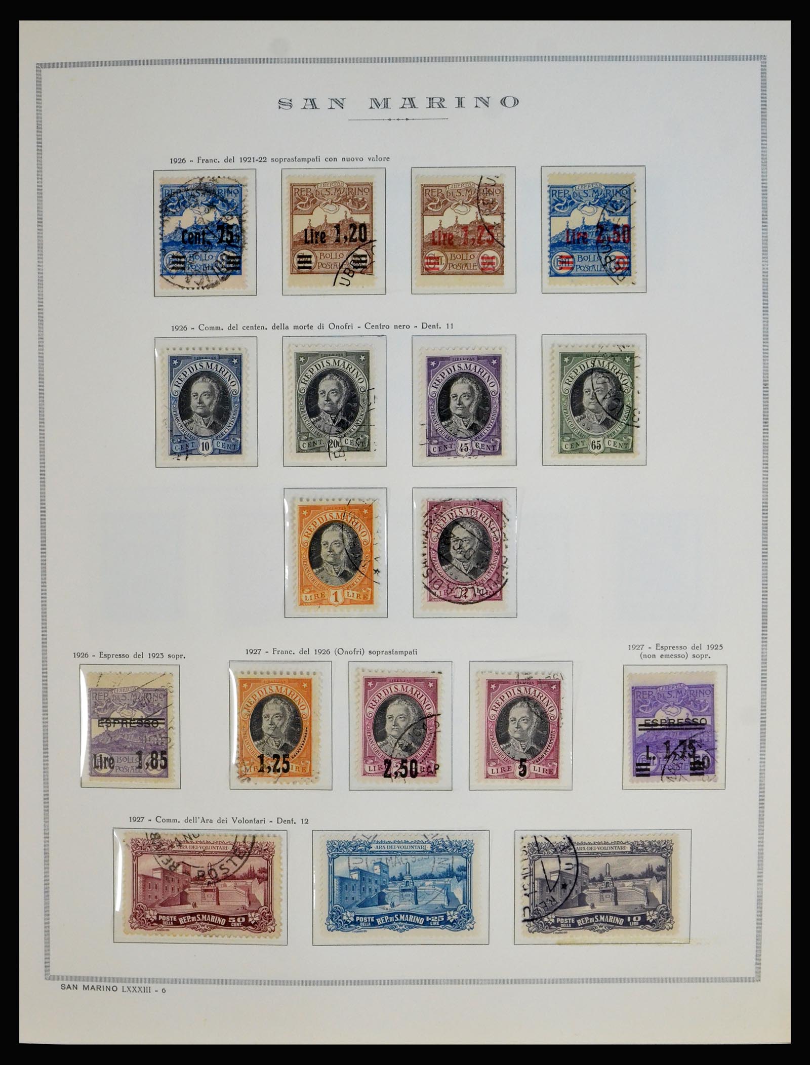 40176 0012 - Stamp collection 40176 San Marino 1877-2000.