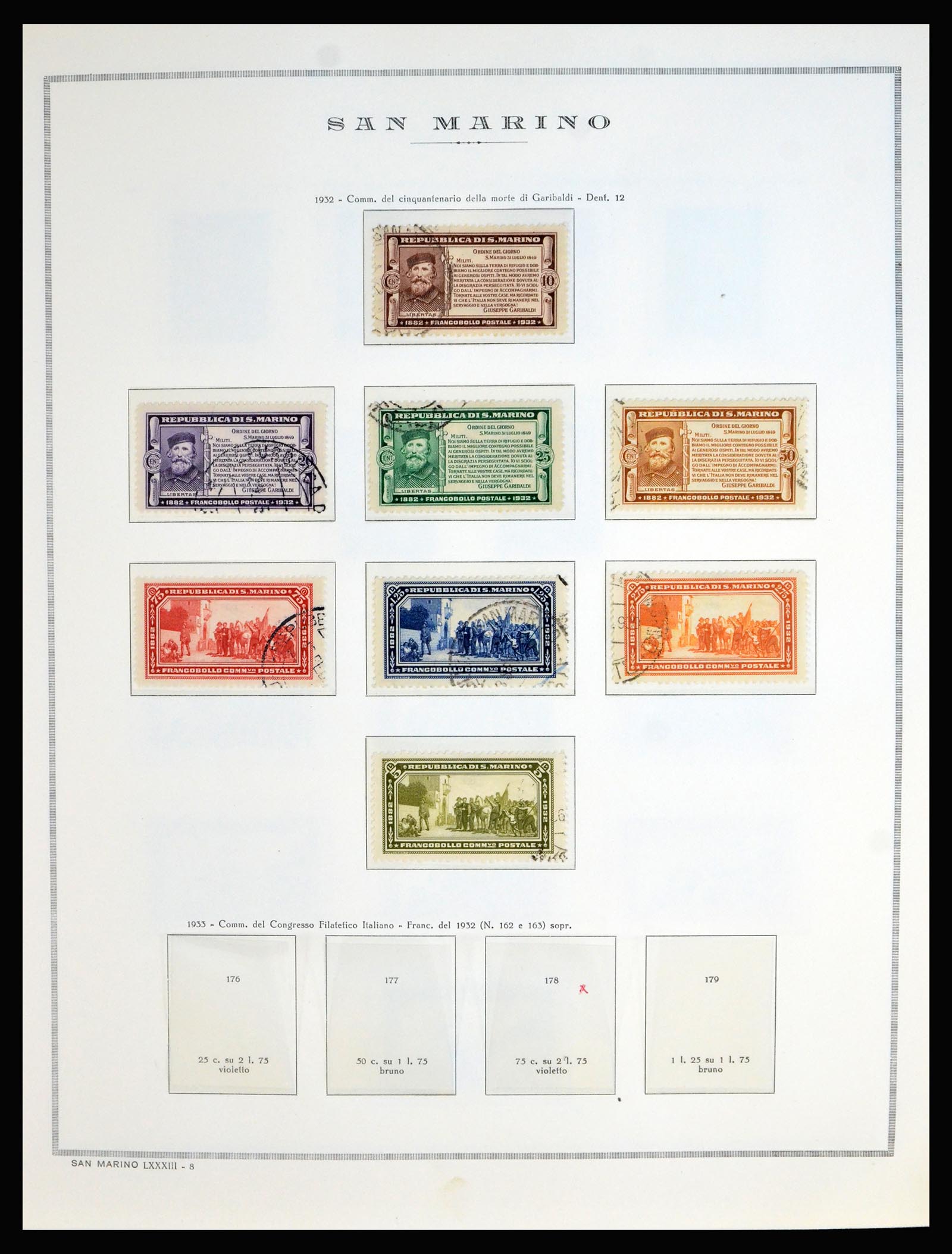 40176 0015 - Stamp collection 40176 San Marino 1877-2000.