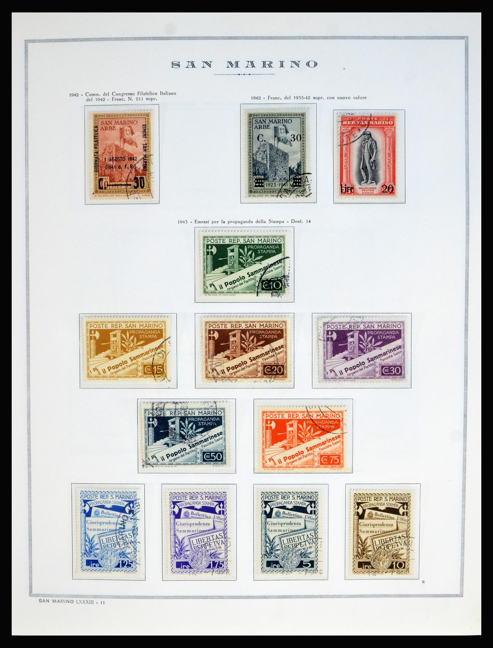 40176 0020 - Stamp collection 40176 San Marino 1877-2000.