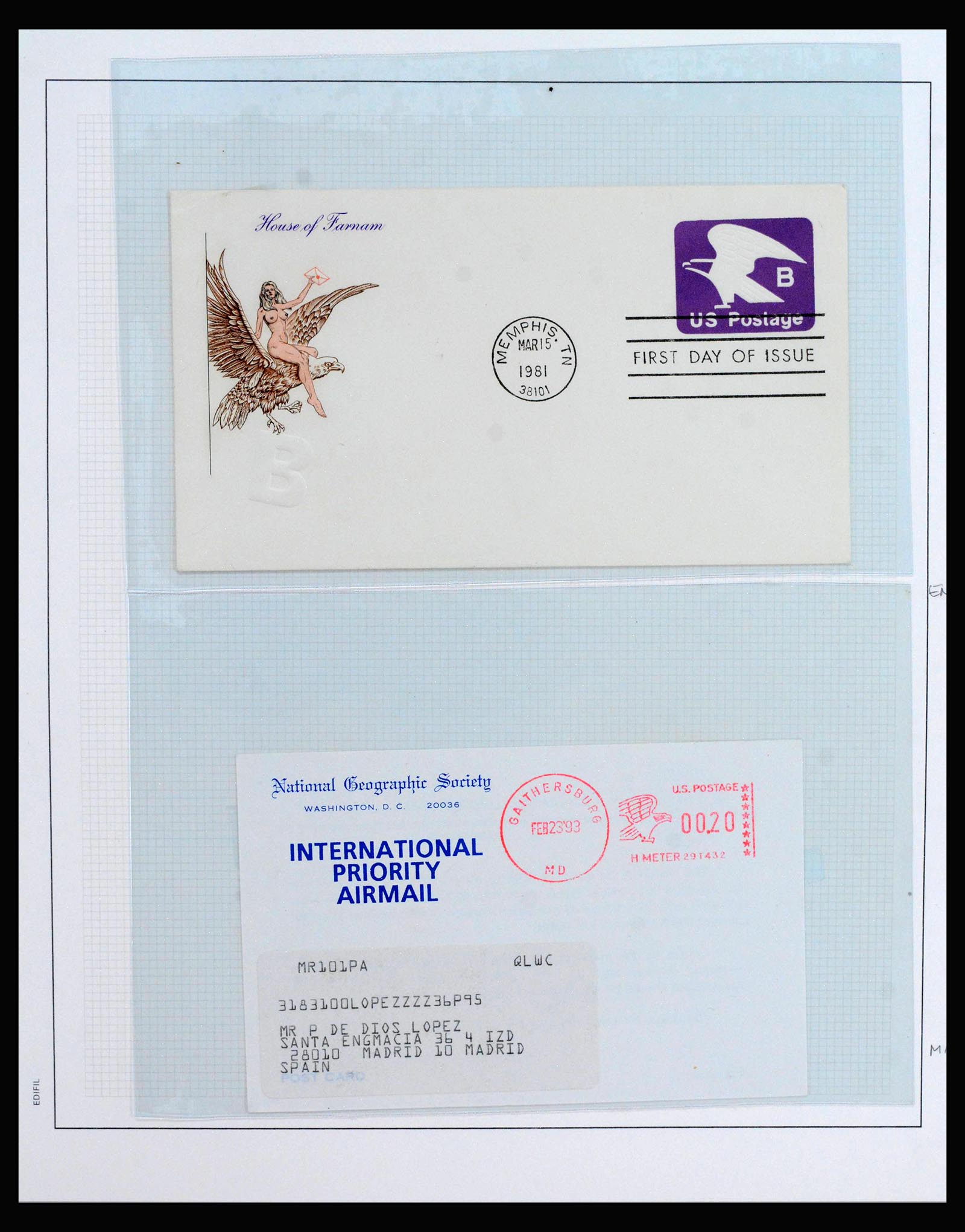 40178 0012 - Stamp collection 40178 Flora and Fauna 1890-1990.