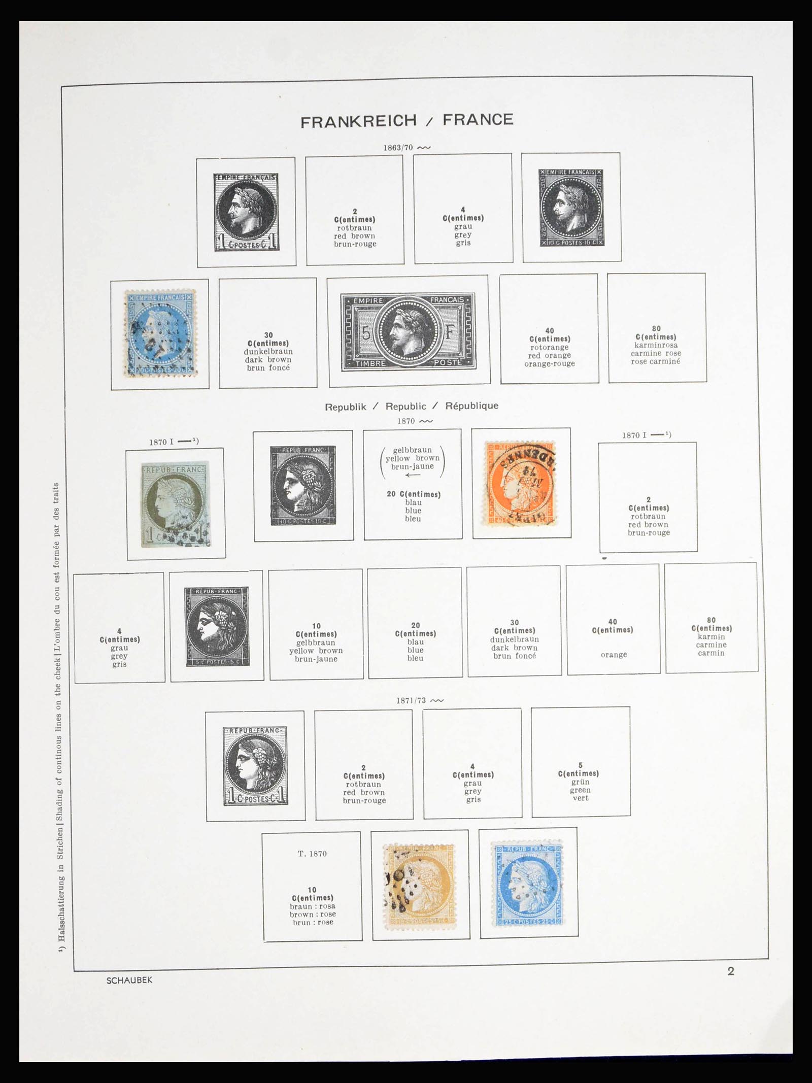 40182 0002 - Stamp collection 40182 France 1849-1980.