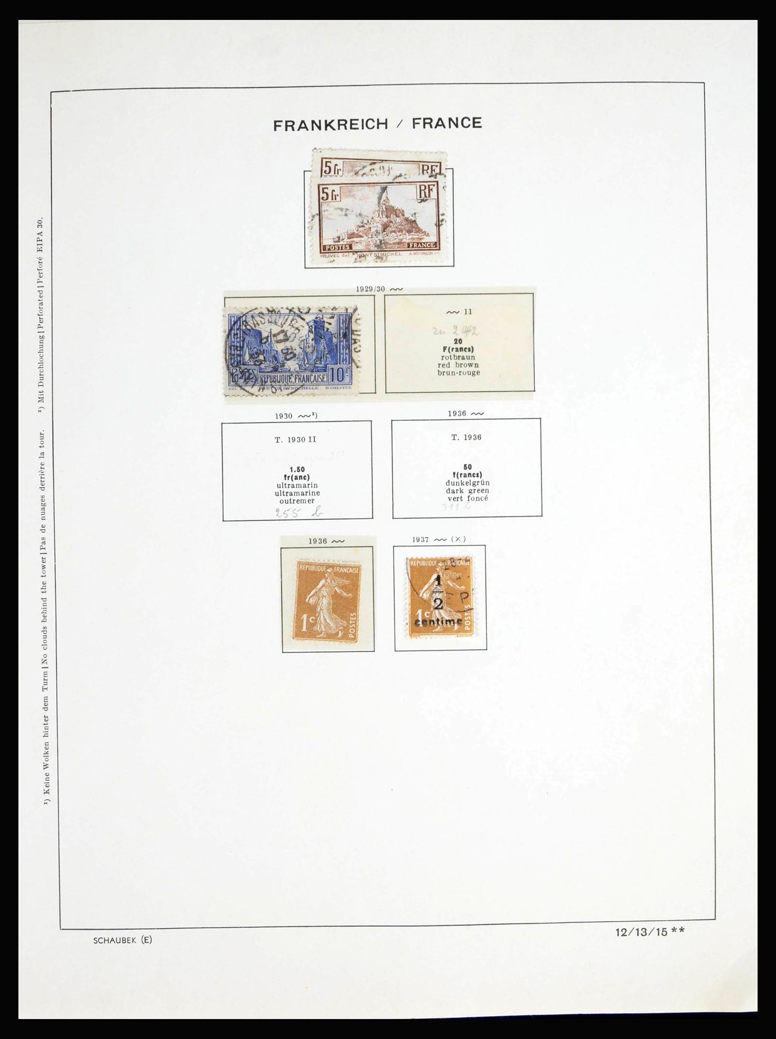 40182 0018 - Stamp collection 40182 France 1849-1980.