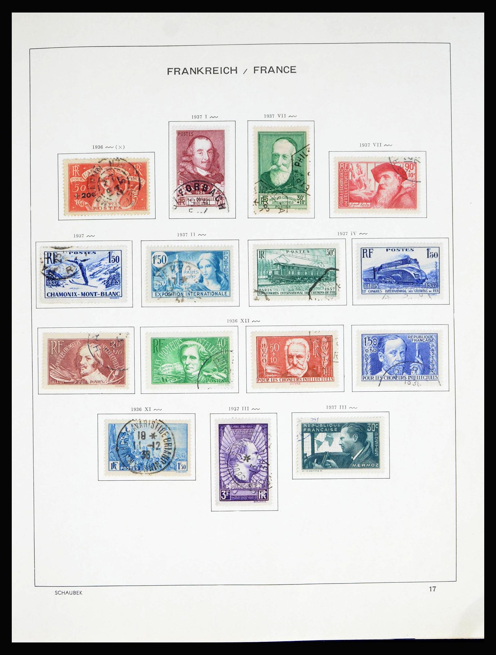 40182 0020 - Stamp collection 40182 France 1849-1980.