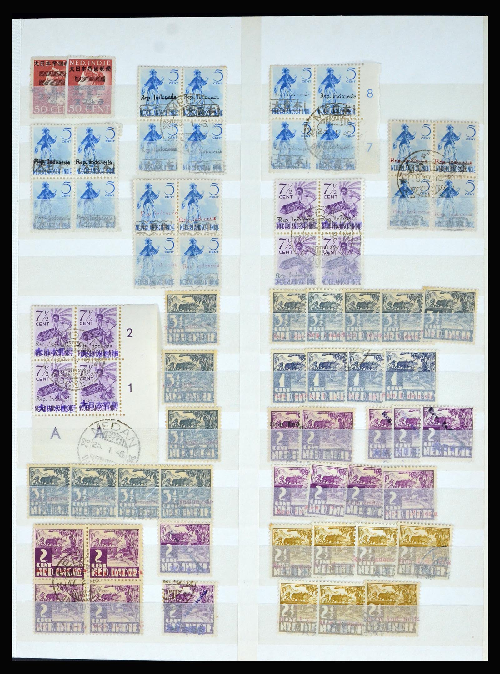 40184 0013 - Stamp collection 40184 Japanese occupation Dutch east Indies and interim