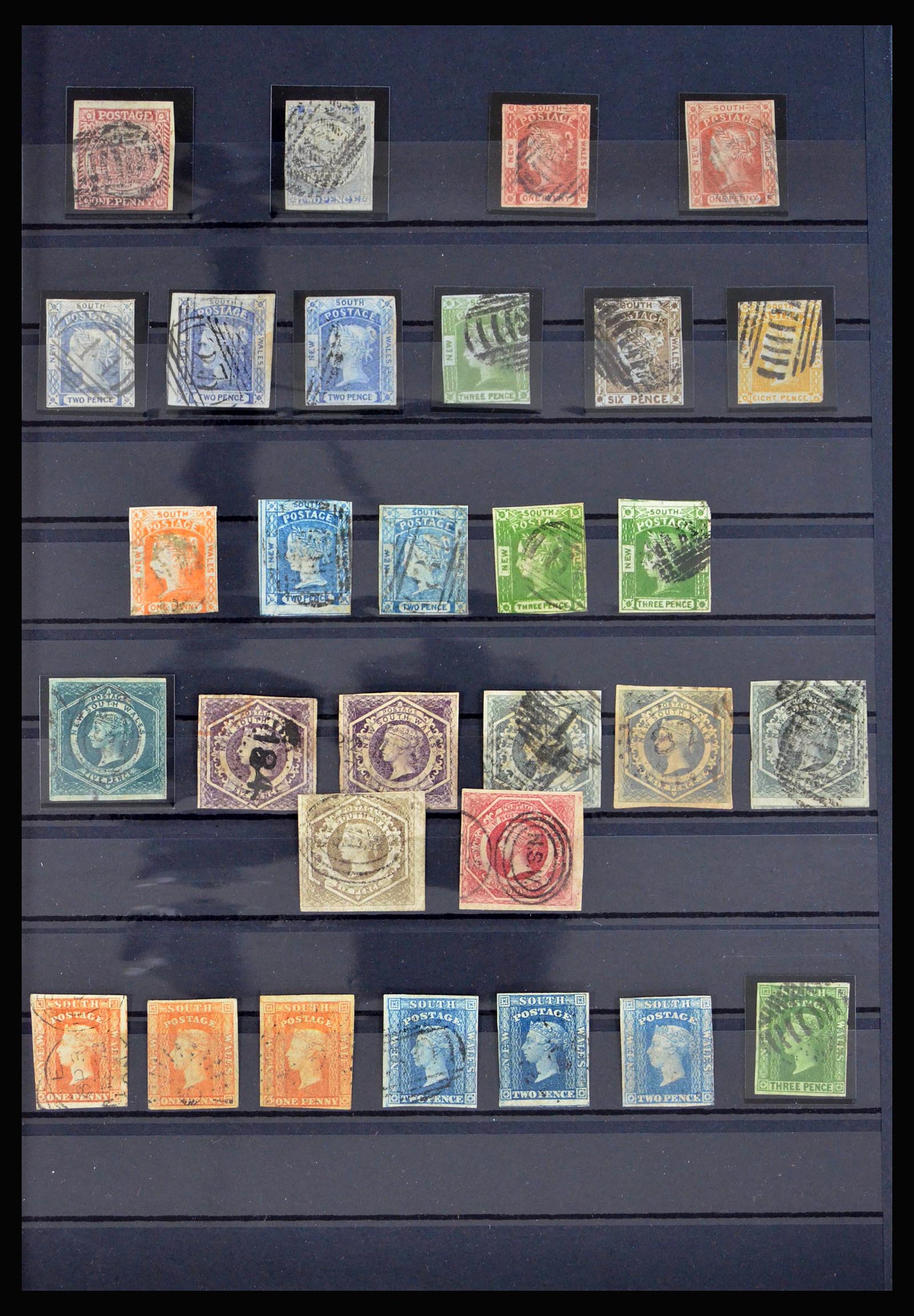 40190 0001 - Stamp collection 40190 Australian States 1850-1913.