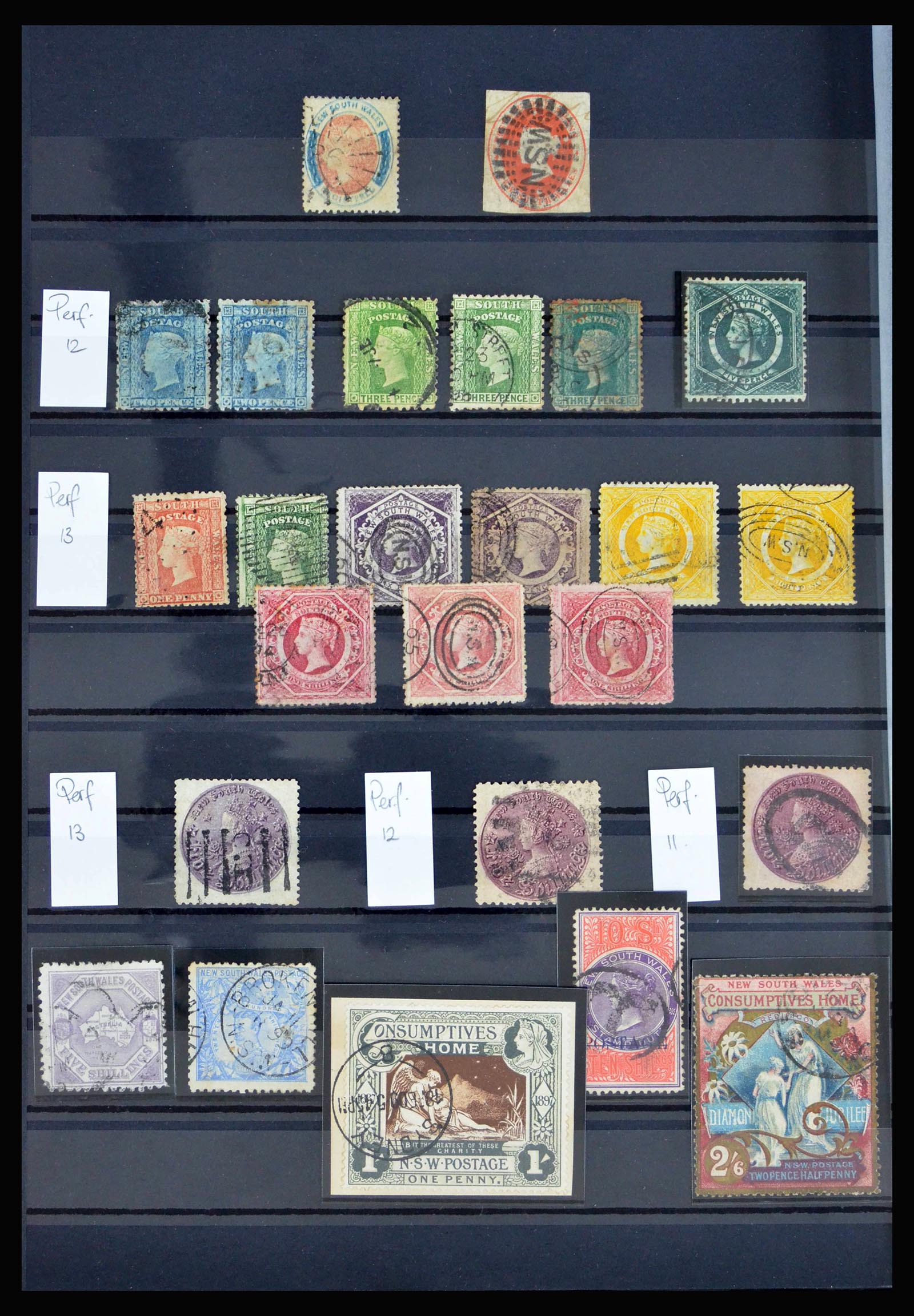 40190 0002 - Stamp collection 40190 Australian States 1850-1913.