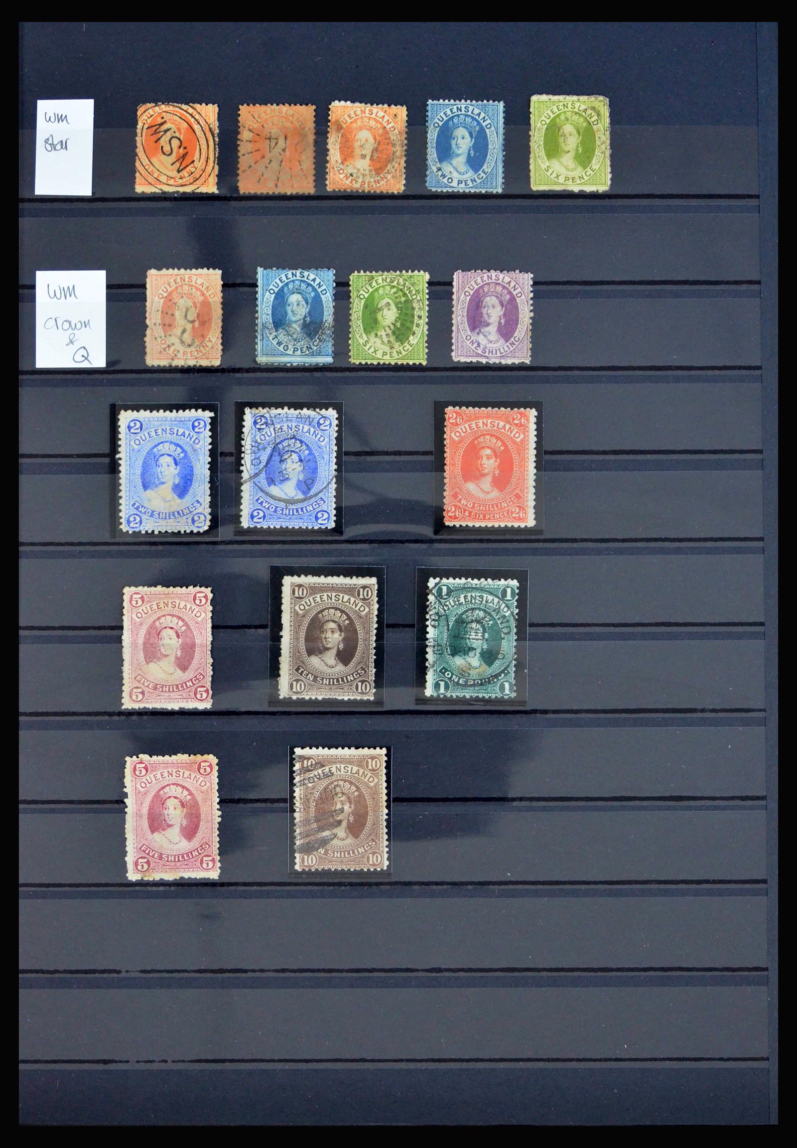 40190 0003 - Stamp collection 40190 Australian States 1850-1913.