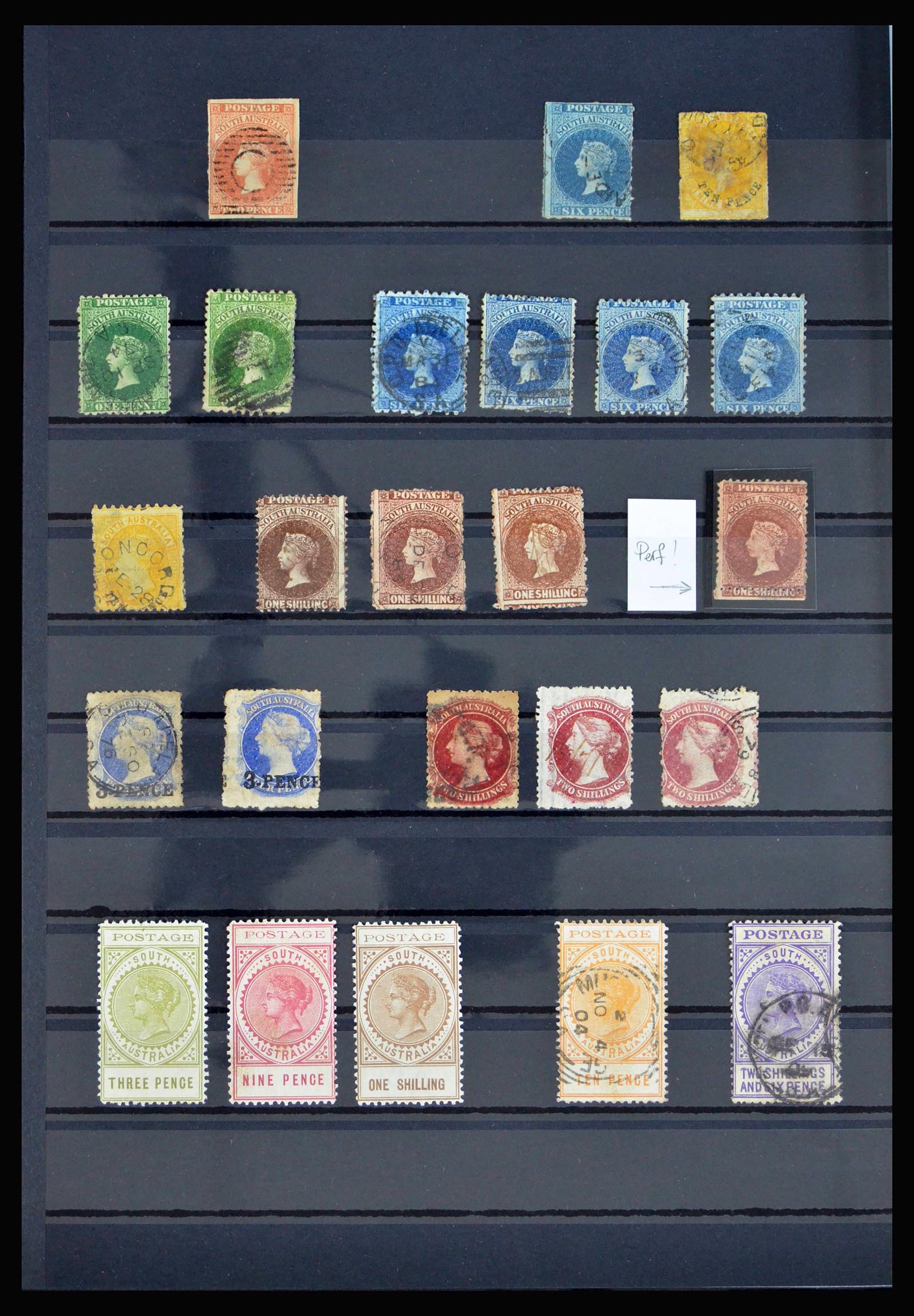 40190 0004 - Stamp collection 40190 Australian States 1850-1913.