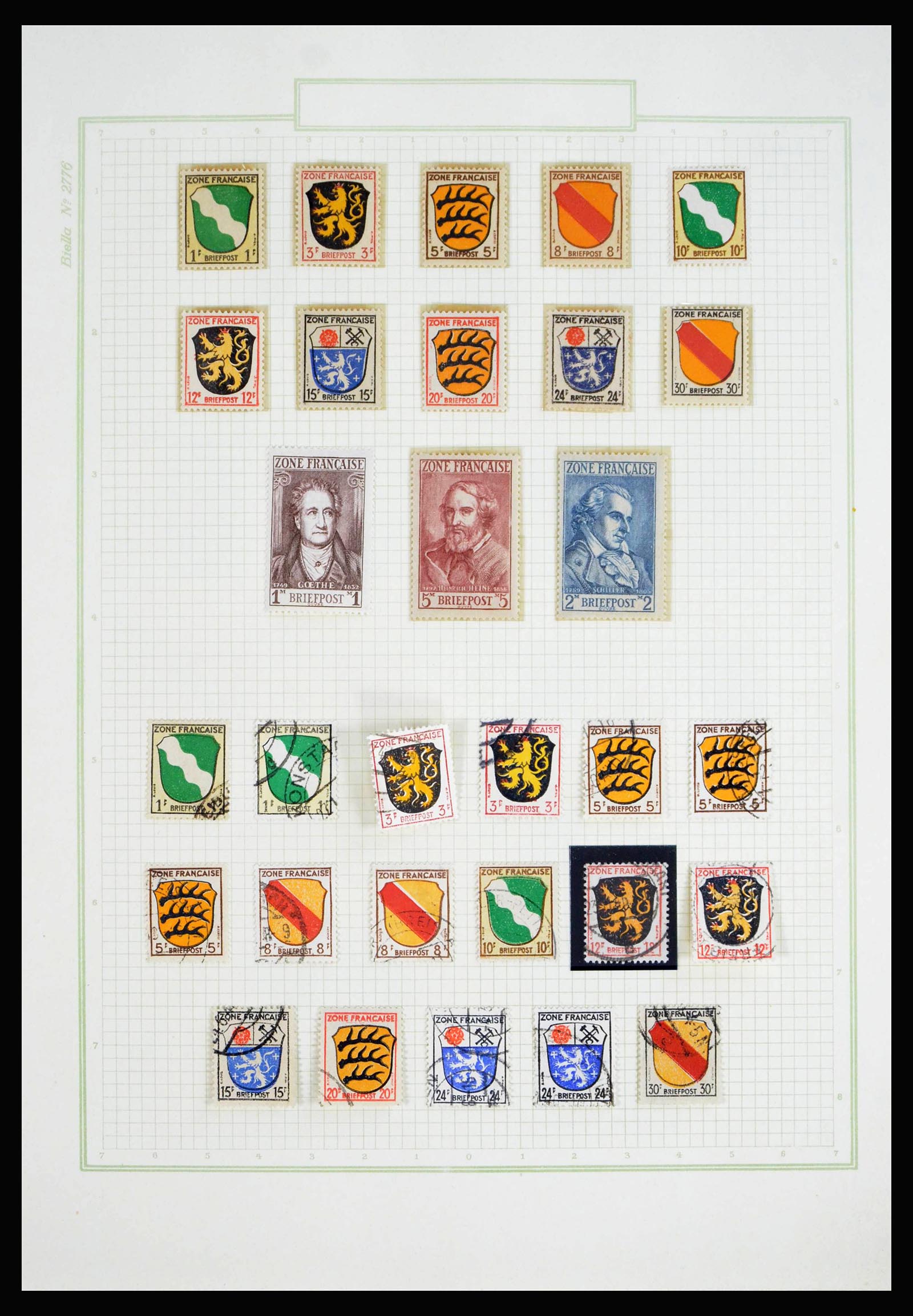 40194 0001 - Stamp collection 40194 Germany 1945-1949.