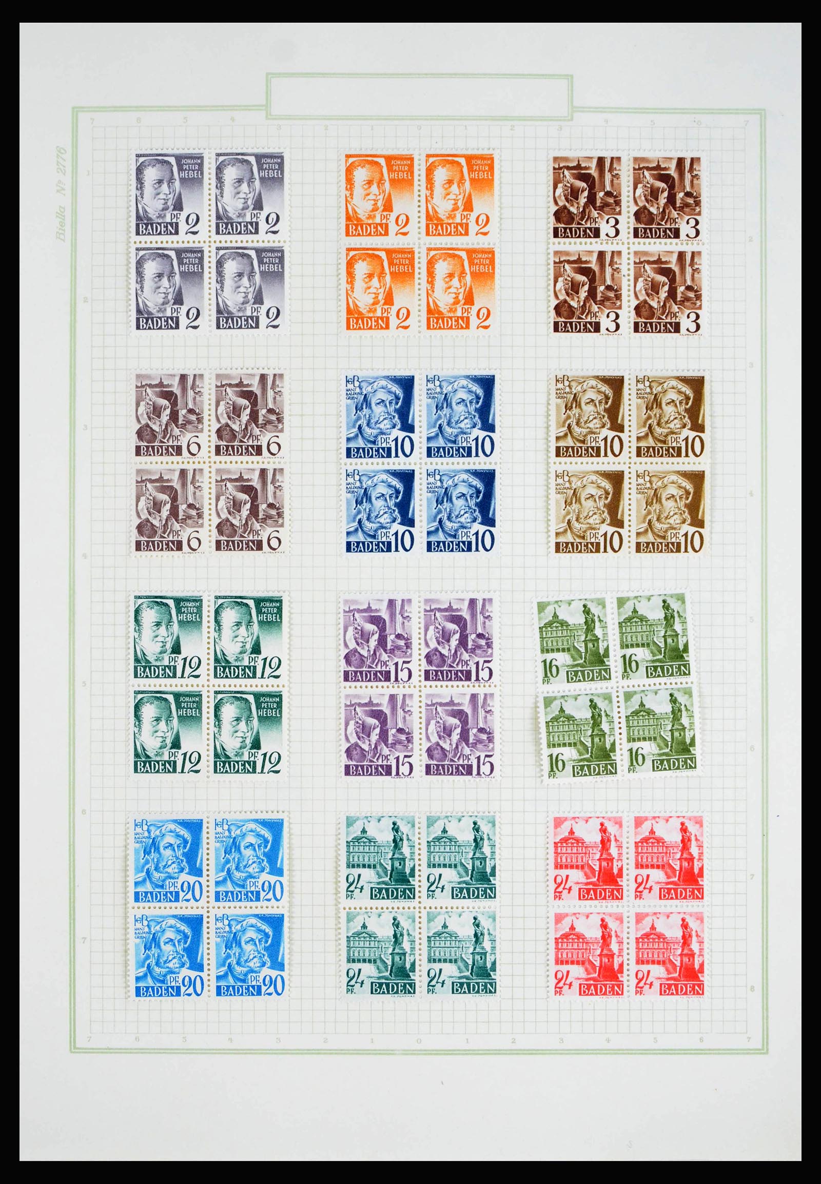 40194 0005 - Stamp collection 40194 Germany 1945-1949.