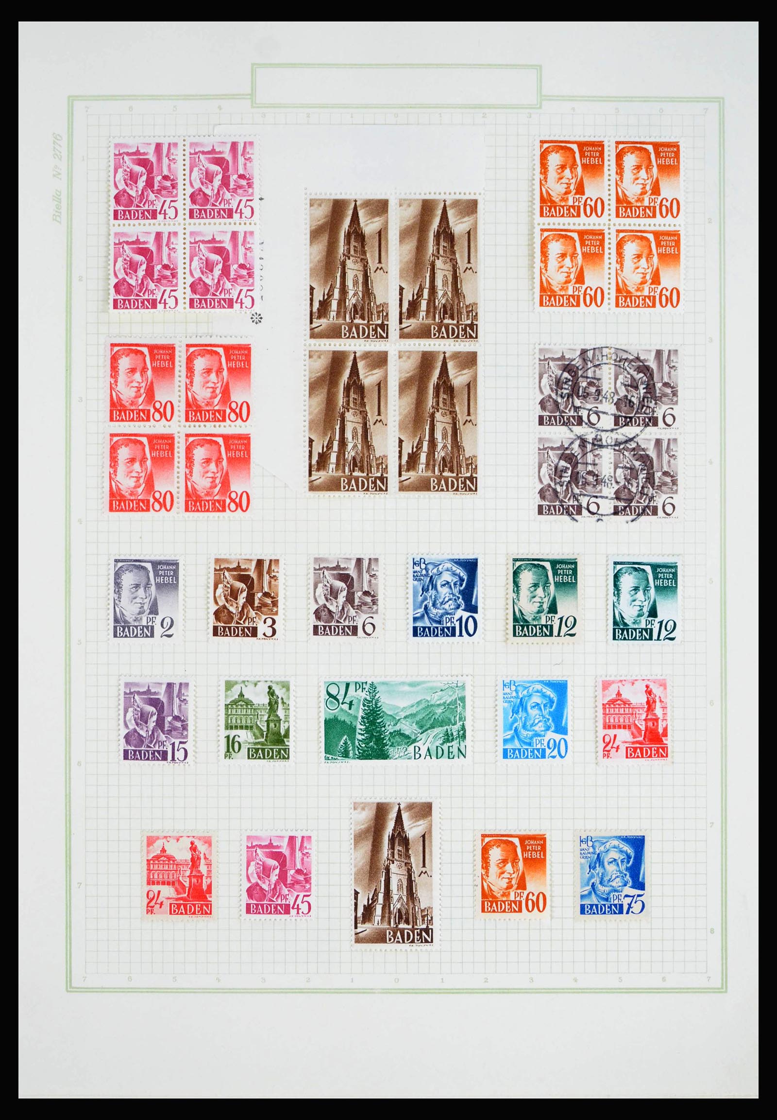 40194 0006 - Stamp collection 40194 Germany 1945-1949.