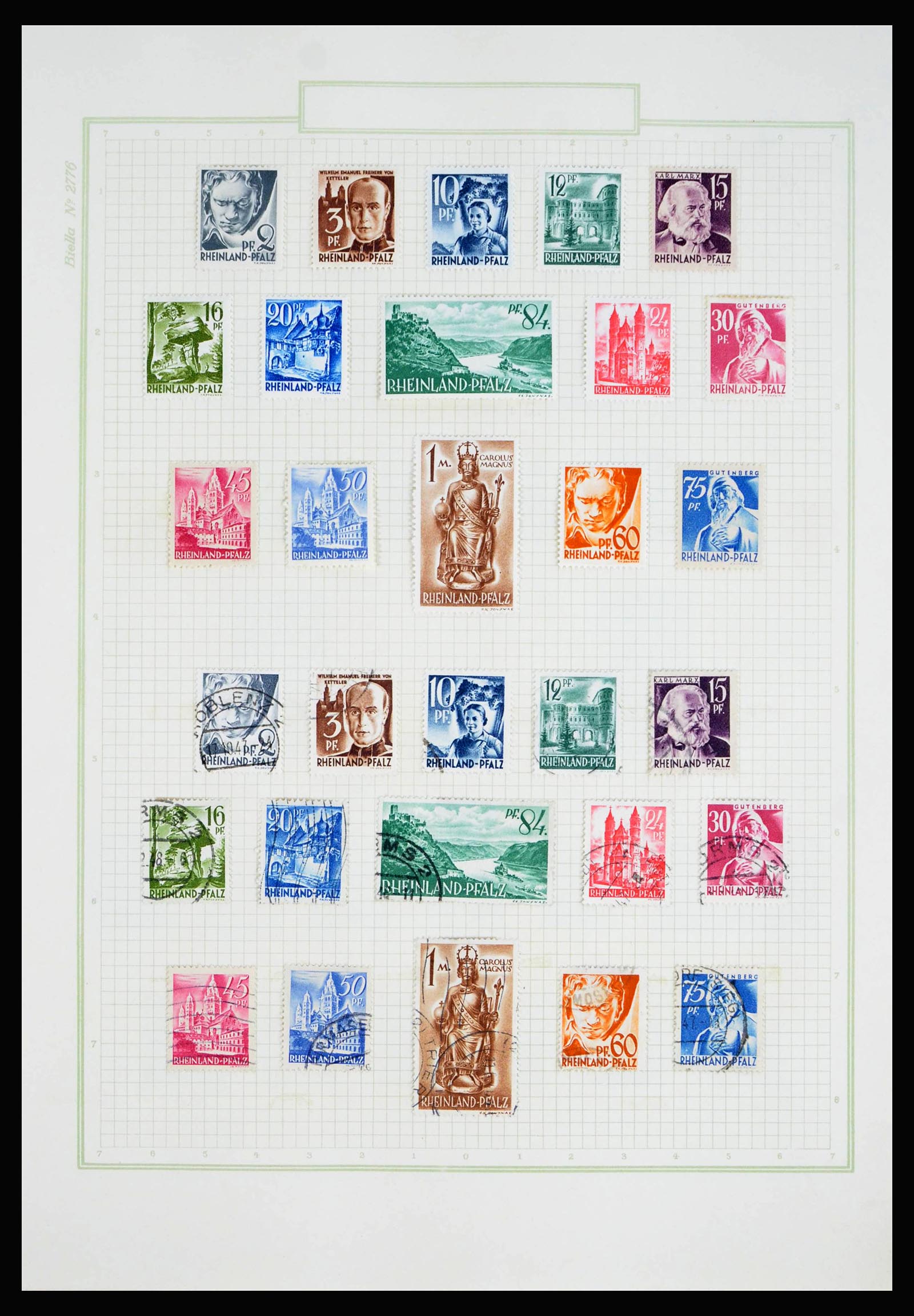 40194 0009 - Stamp collection 40194 Germany 1945-1949.