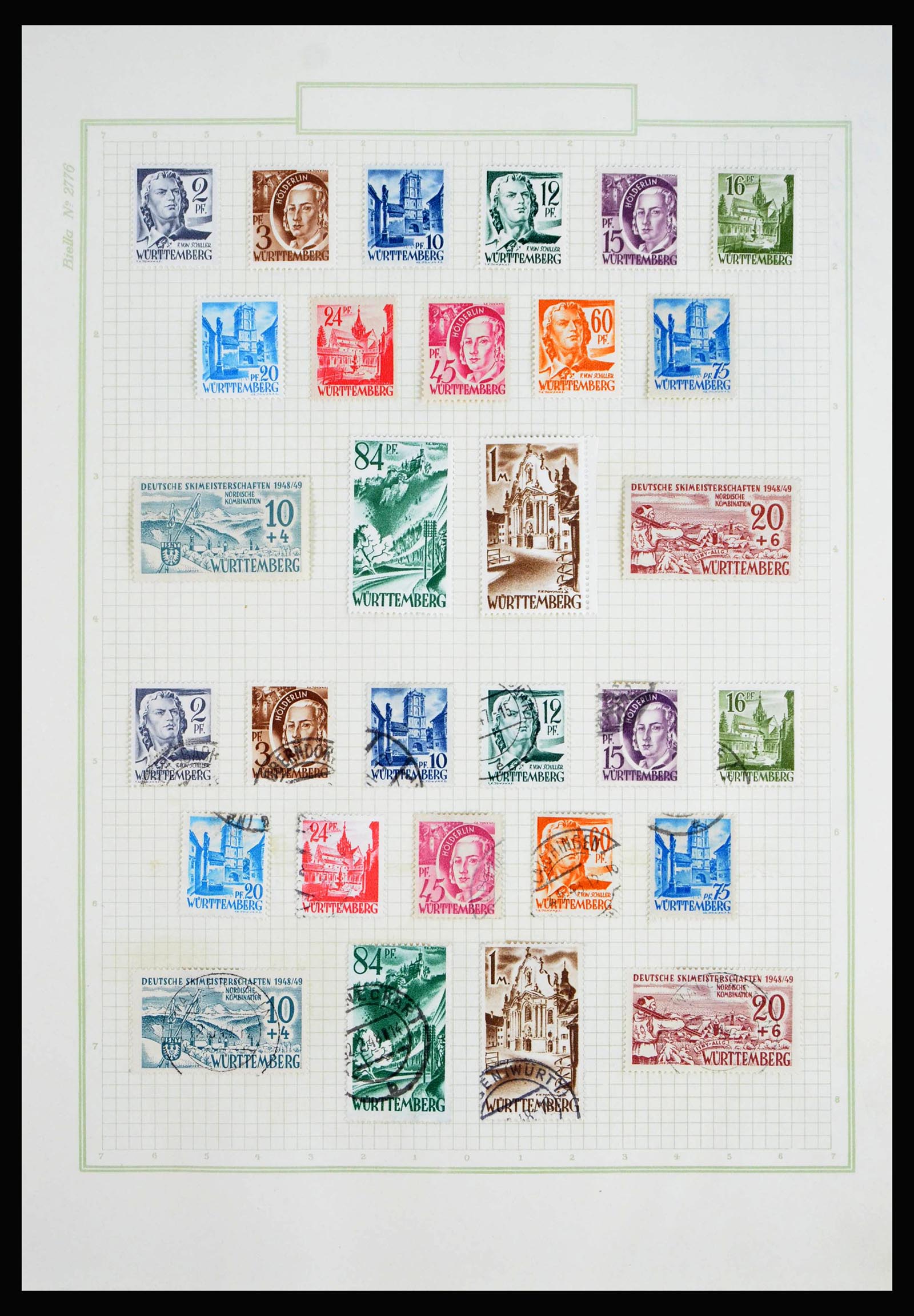 40194 0011 - Stamp collection 40194 Germany 1945-1949.