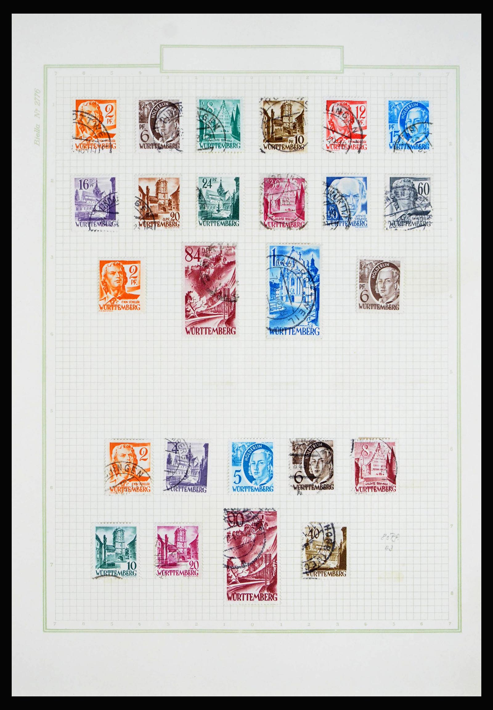 40194 0012 - Stamp collection 40194 Germany 1945-1949.